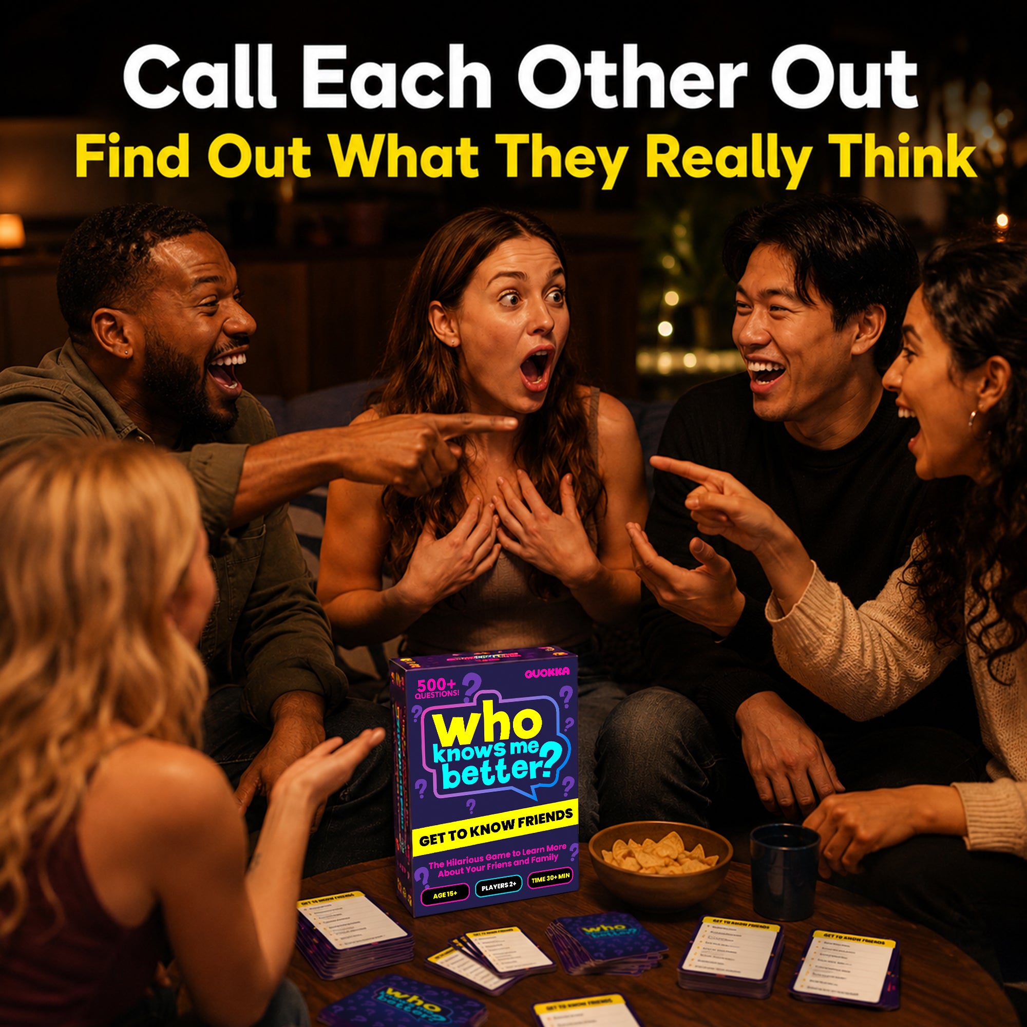 Trivia Game Who Knows Me Better Classic | Friends & Family