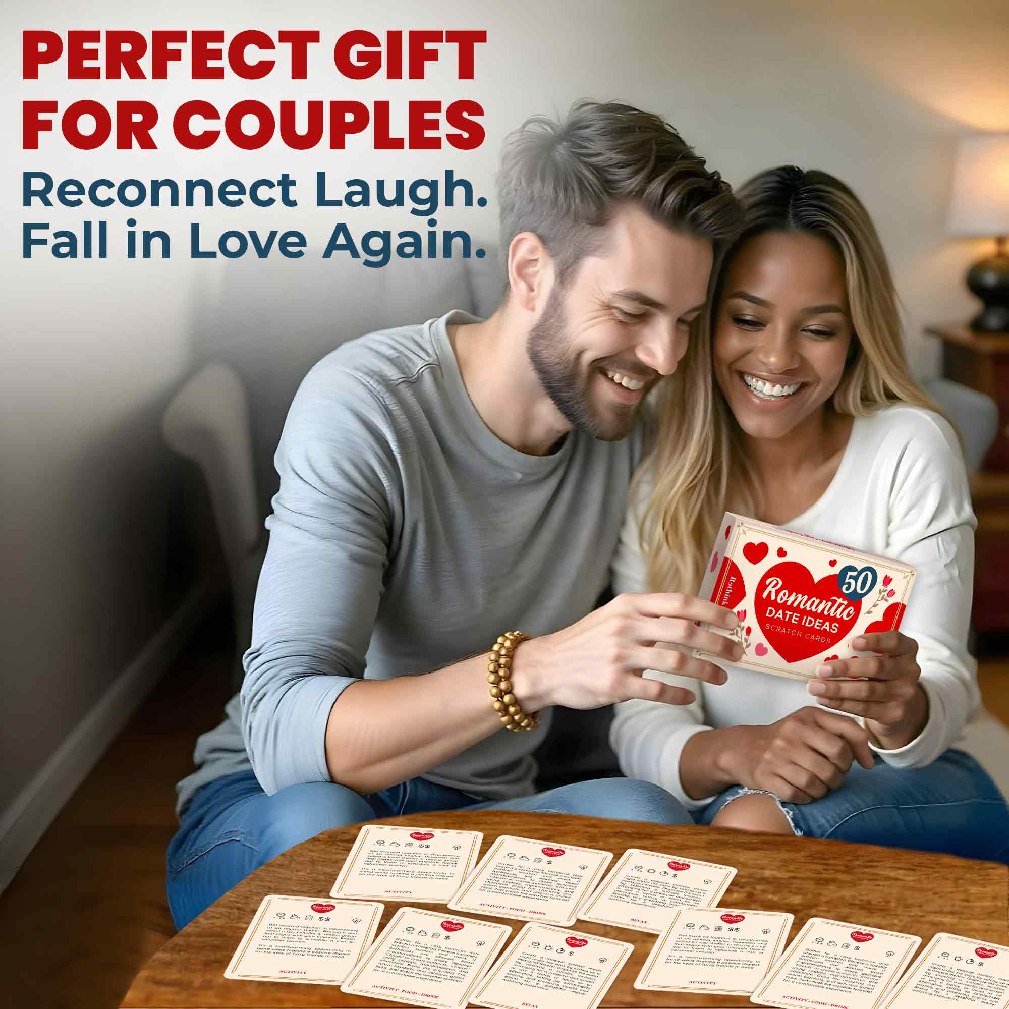 50 Romantic Dates | Scratch Cards for Couples