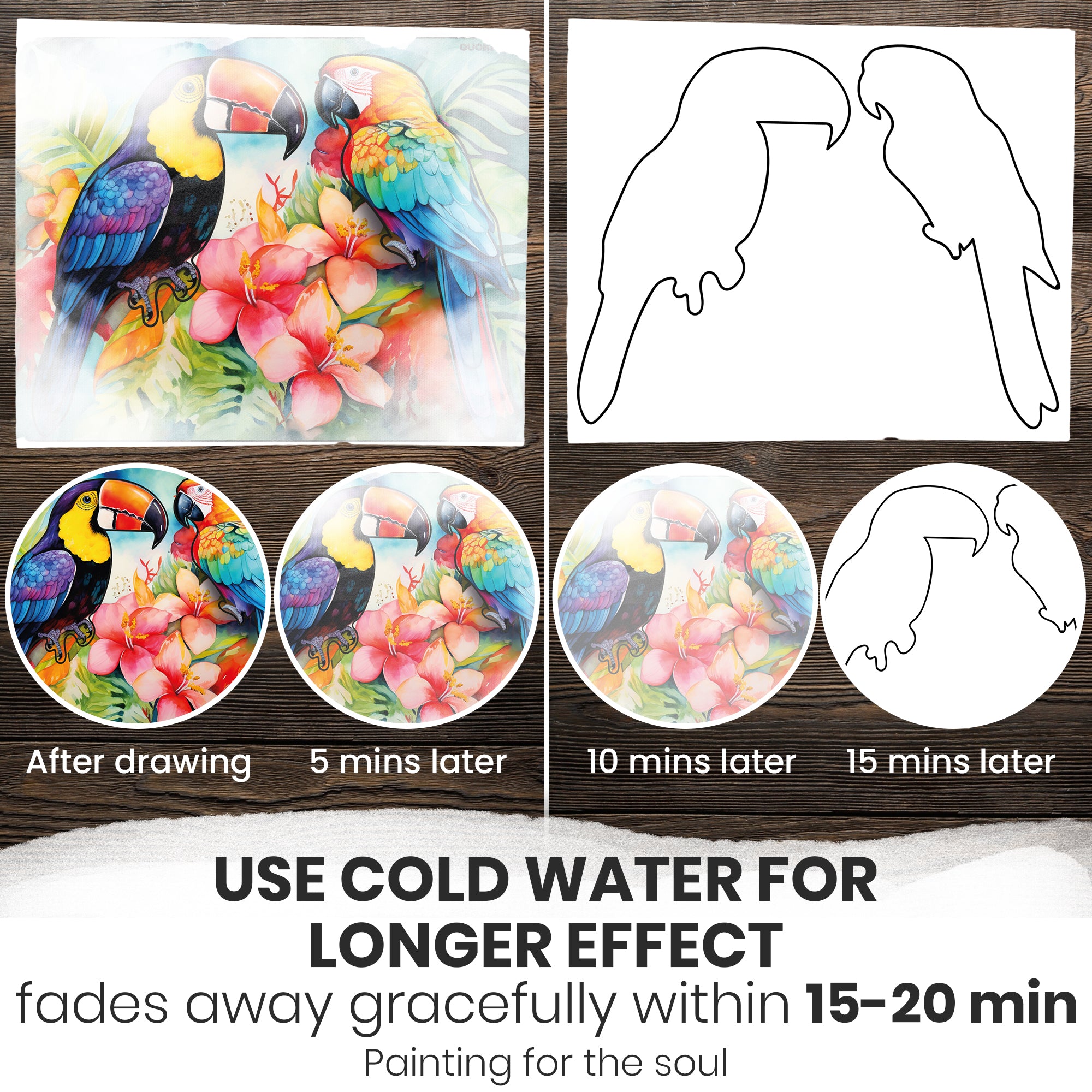 Water Painting Dementia Activities for Seniors | Nature