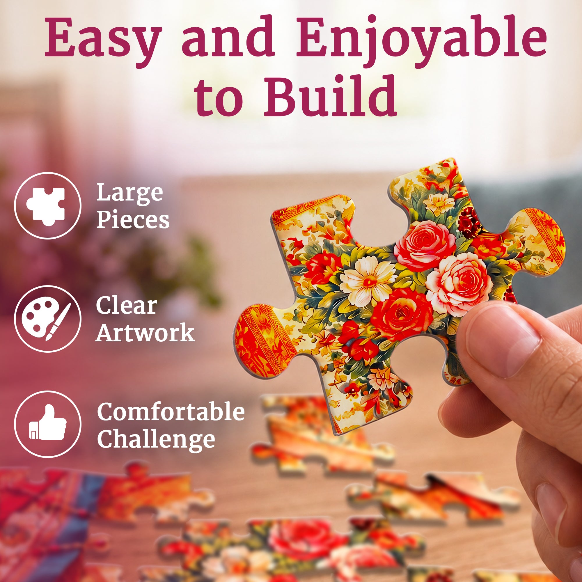 100 Pcs Search & Find Dementia Puzzles for Elderly - Still Lifes