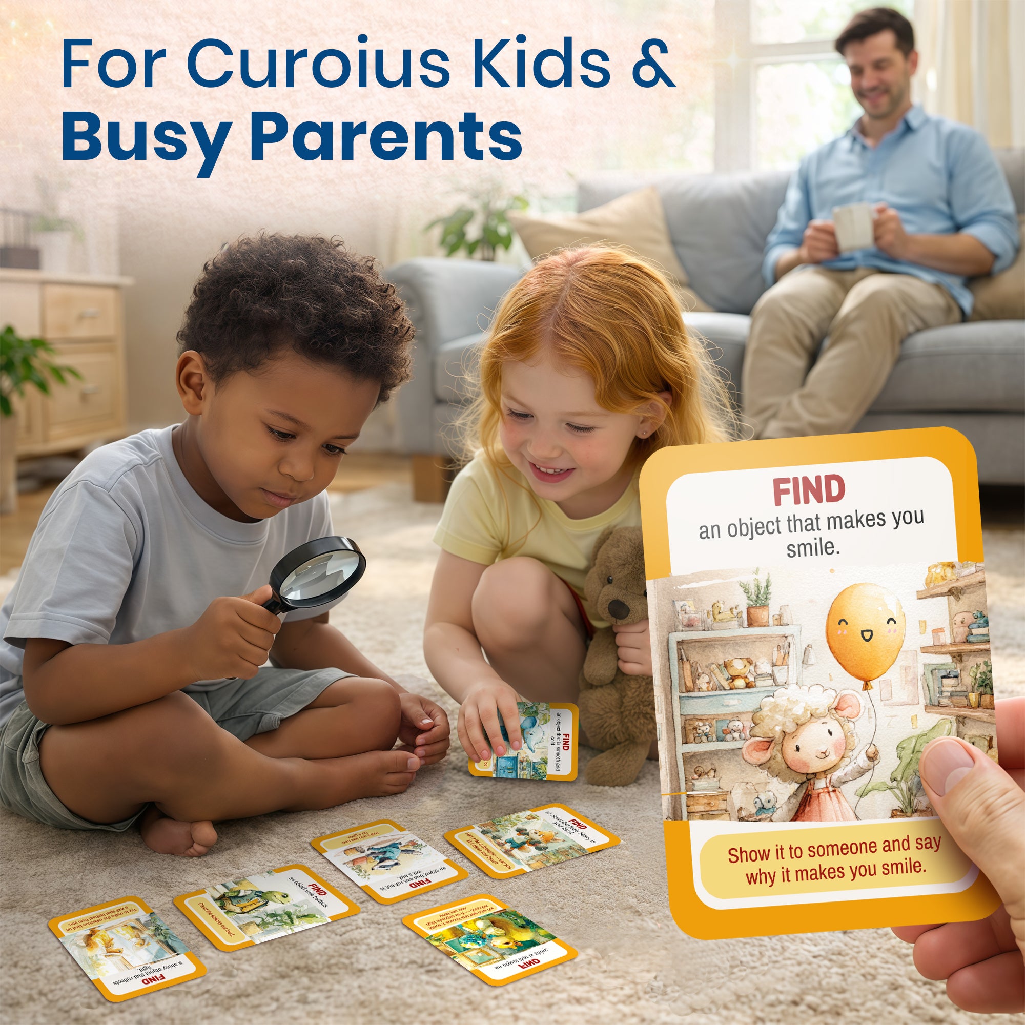 Scavenger Hunt Game for Kids Ages 4-8 - Indoor Adventure Games