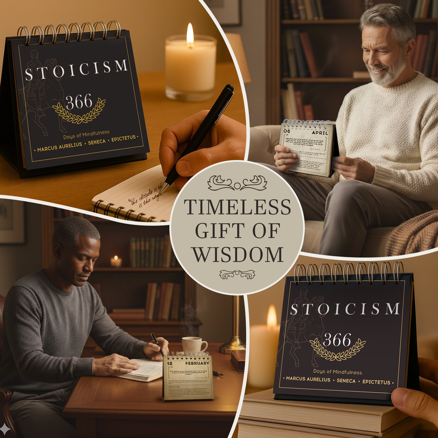 Stoicism Calendar For Adults – 365 Daily Quotes & Stoic Affirmations