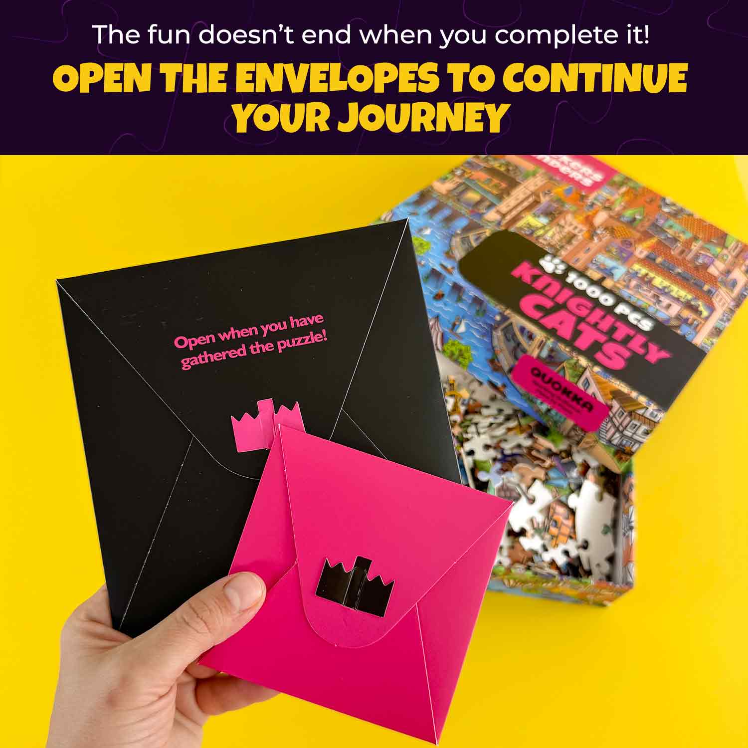 Bundle Set 6x1000 Piece Puzzle for Adults with Extra Fun Challenges