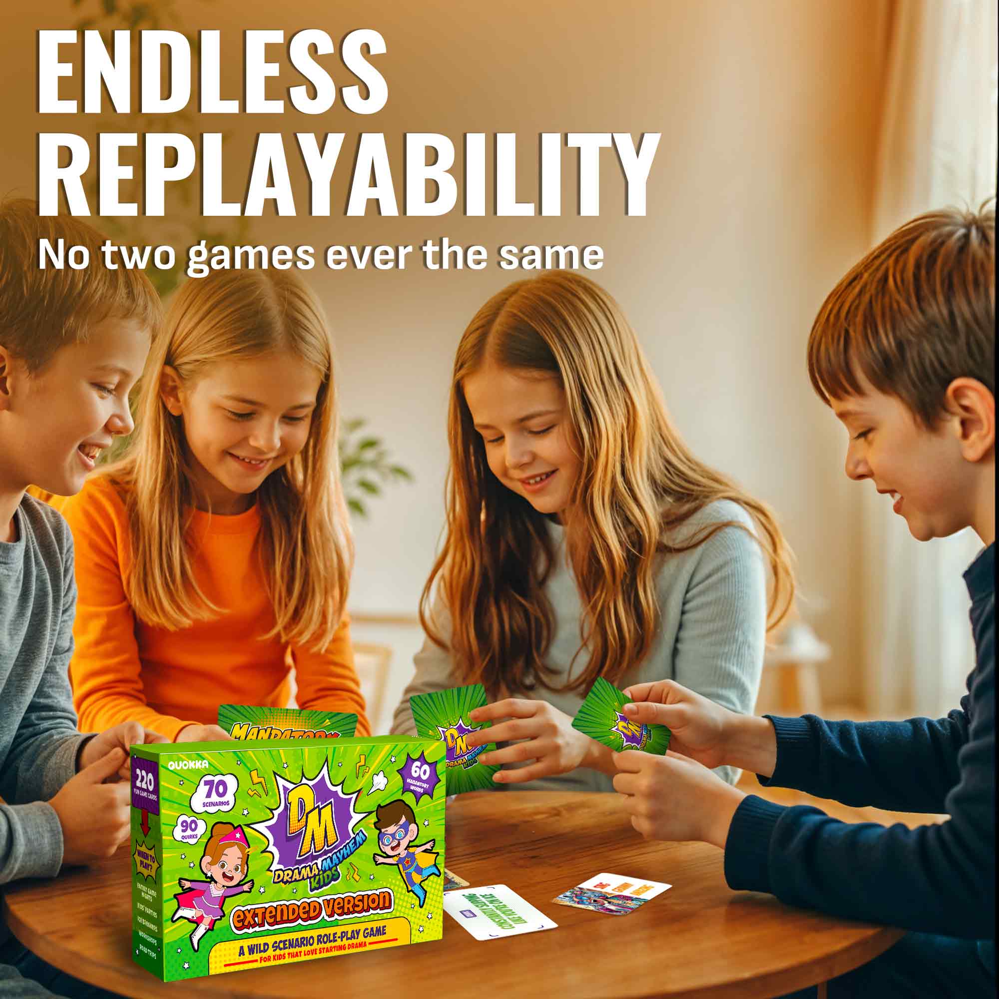 60 Scenario & Quirk Cards