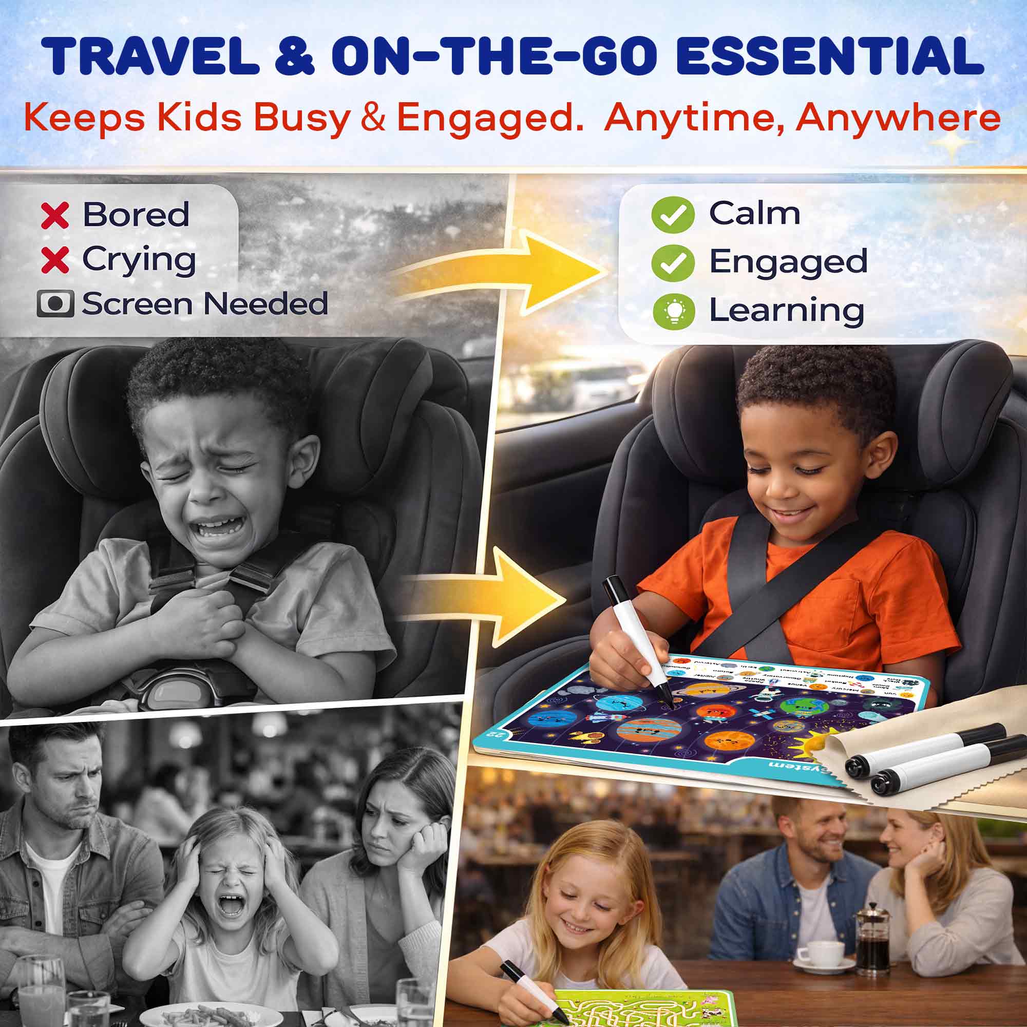 Busy Book for Toddlers - Fantasy Search and Find Activity Pad
