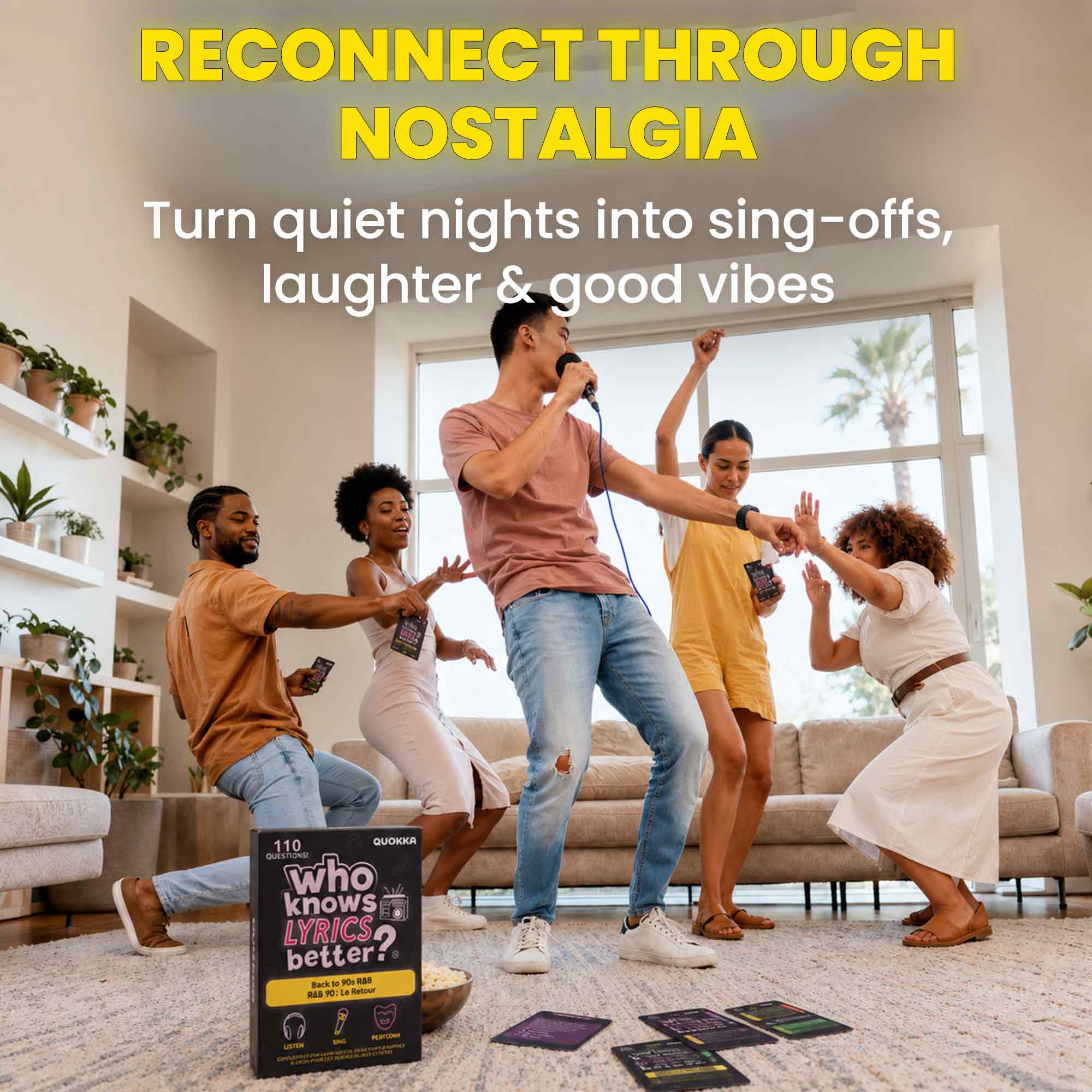 Card Game Who Knows Lyrics Better? 110 Questions Back to 90s R&B