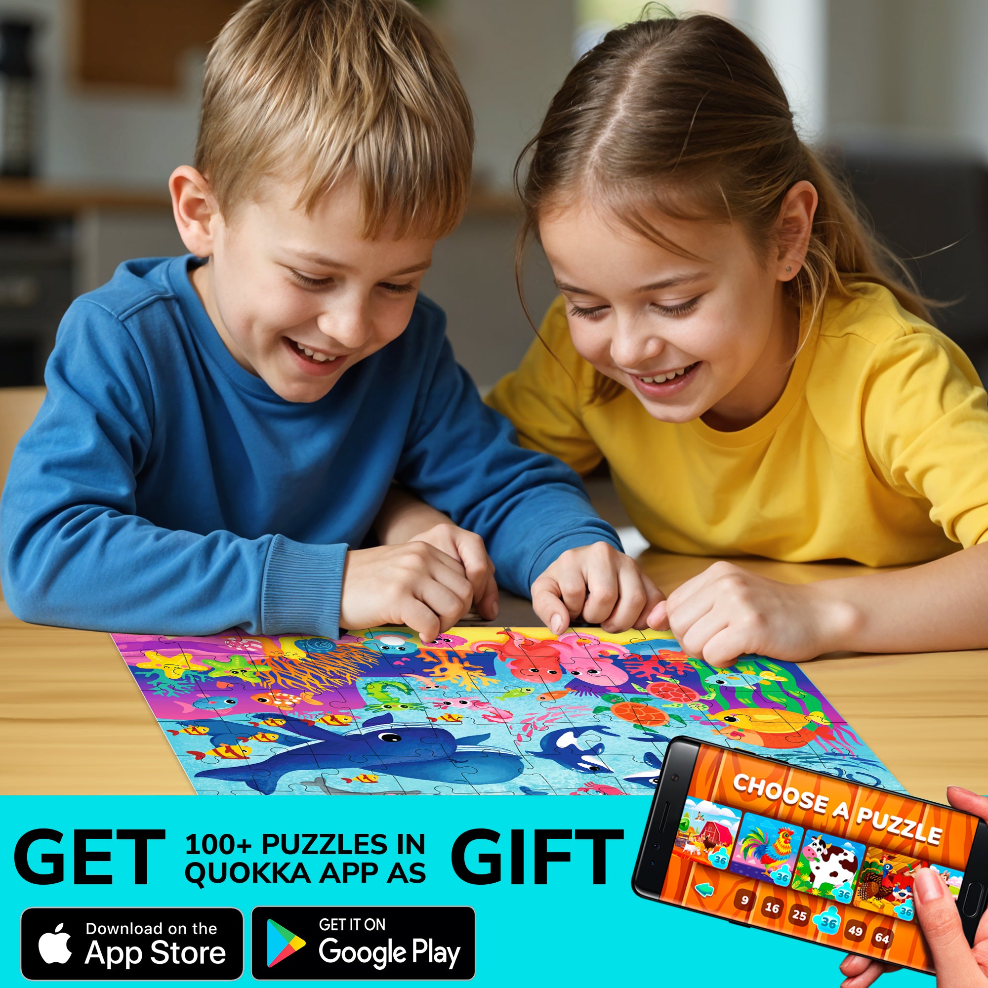 QUOKKA APP Choose a Puzzle