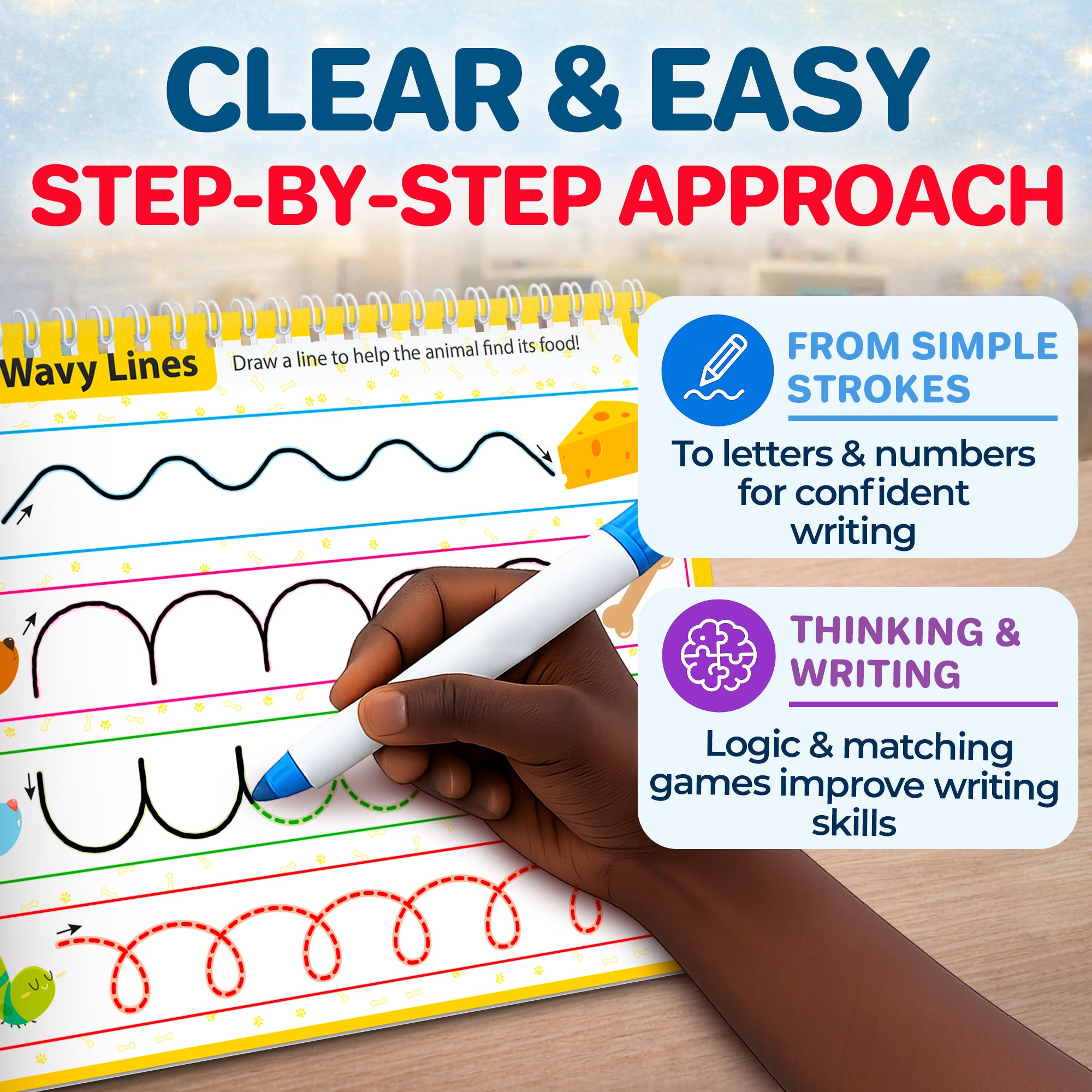Tracing Books for Kids - Reusable Dry Erase Activity