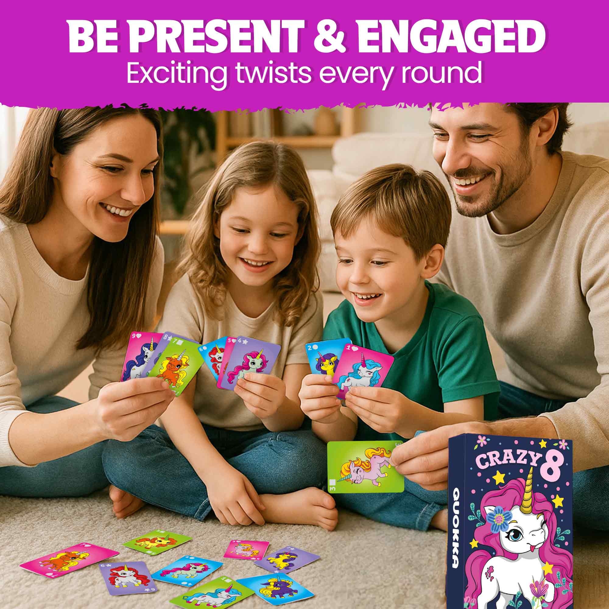 6 Pack Card Games for Kids Ages 4–8 - Fun Family Games
