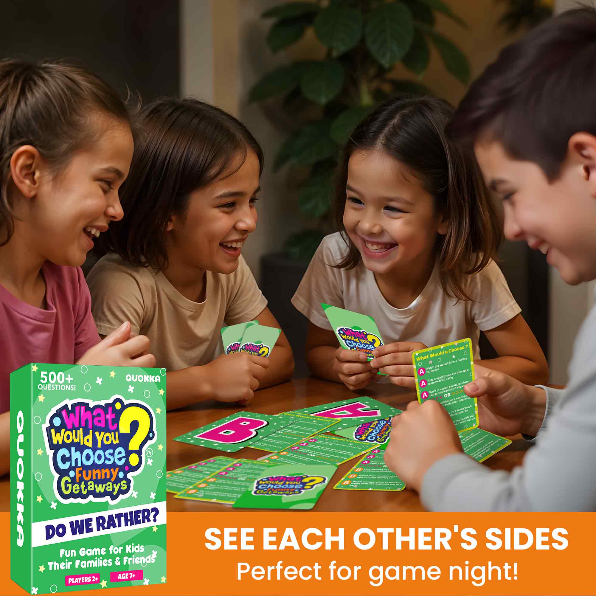 Card Game What Would You Choose? Getaways for Kids & Family