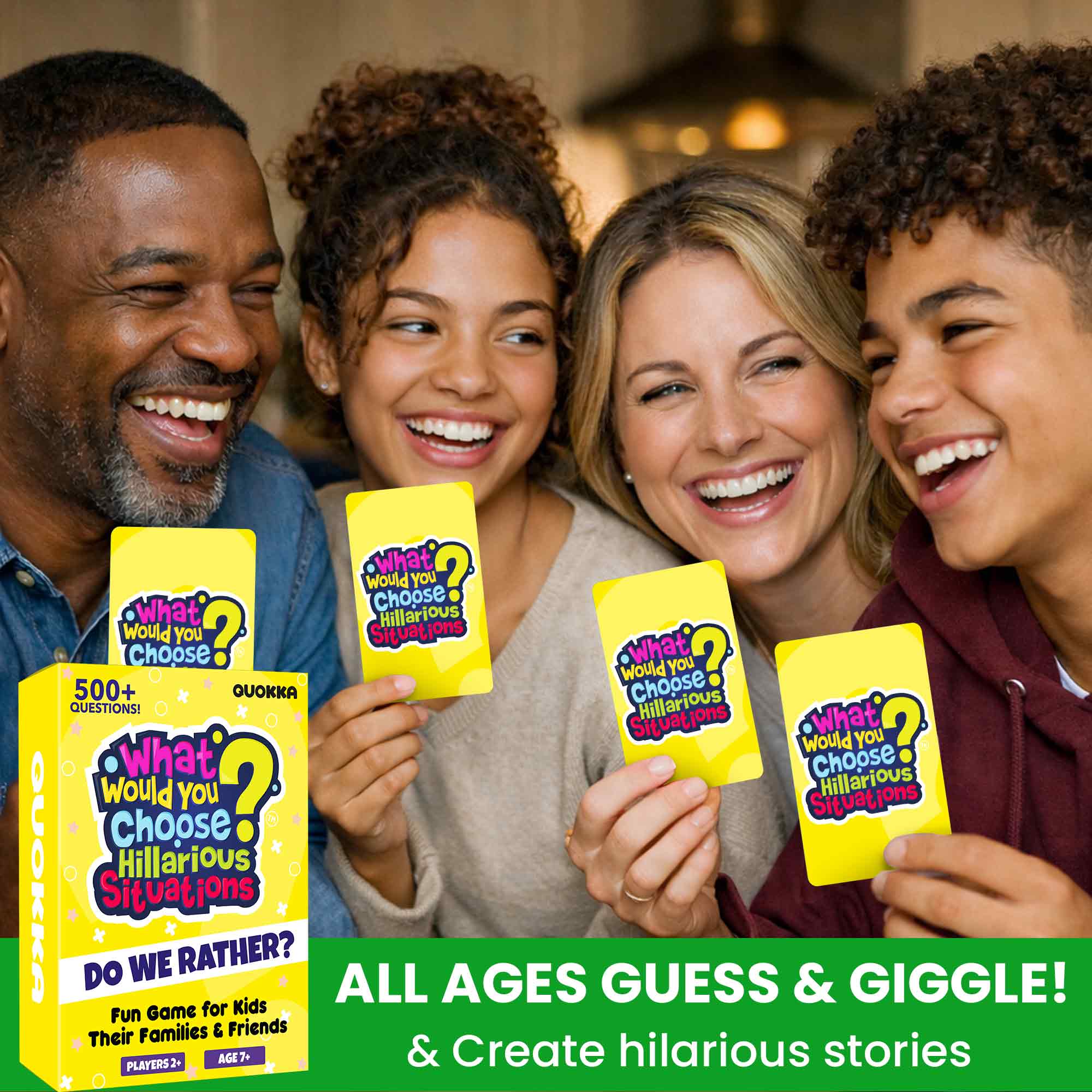 Card Game What Would You Choose? Hilarious Situations for Family