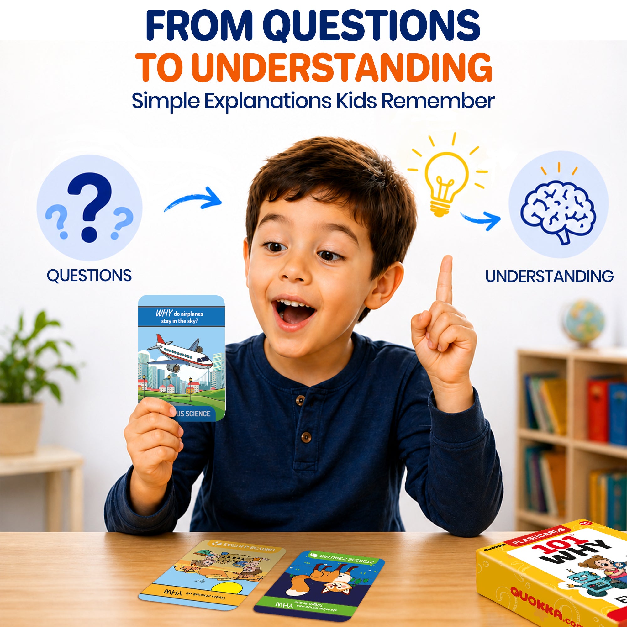 Flashcards for Kids - 101 Why Cards with Simple Answers, Fun Facts