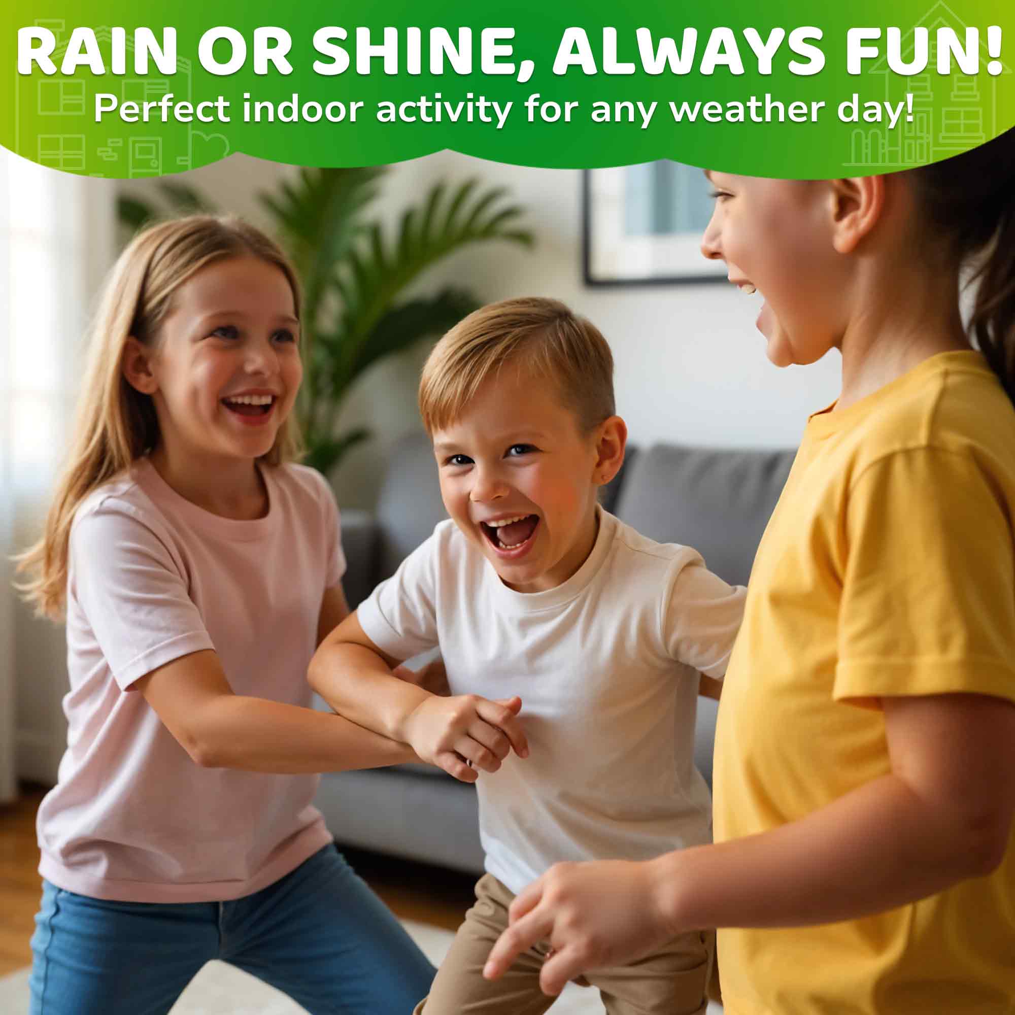 Scavenger Hunt Game for Kids - 50 Activities Cards with Pets