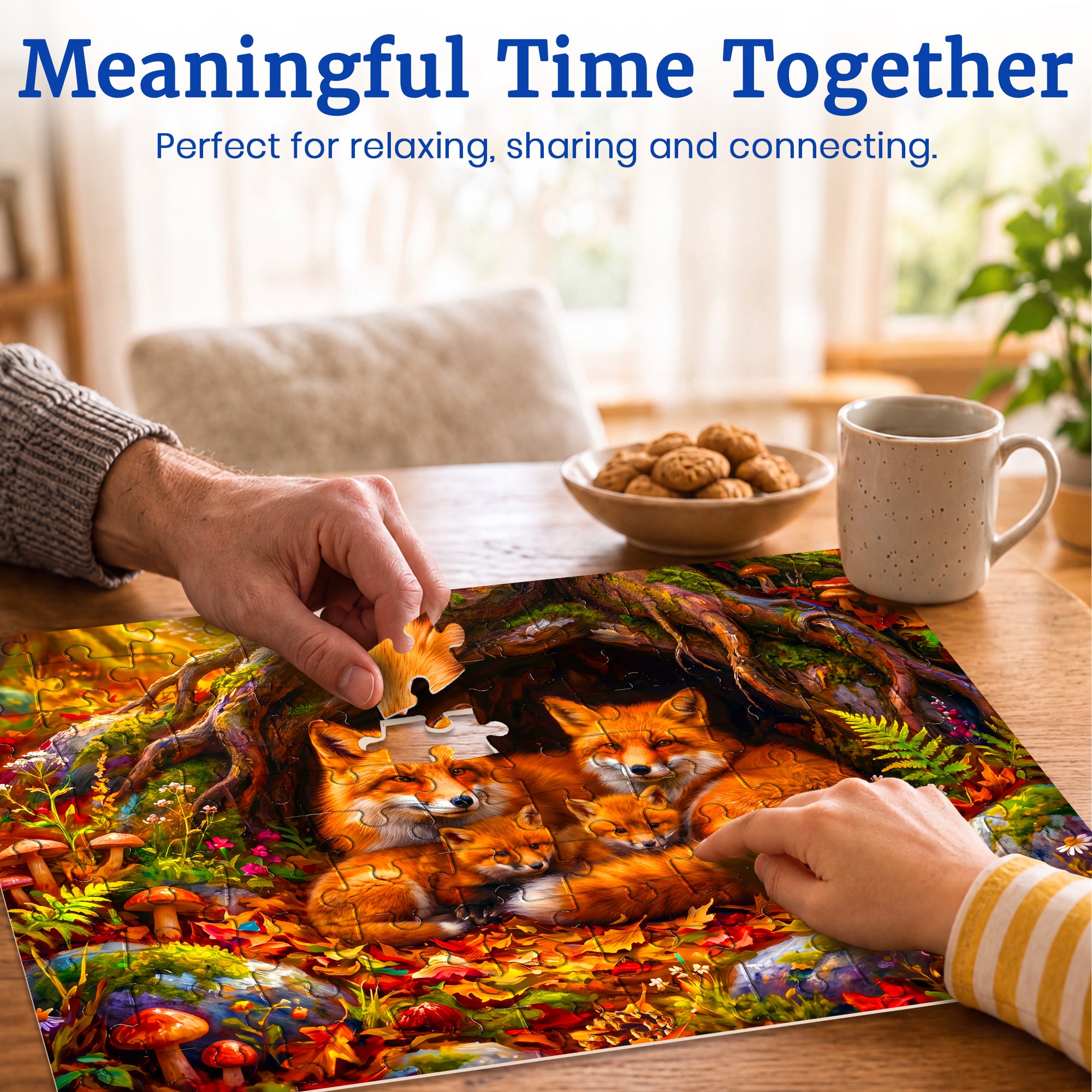 100 Pcs Search & Find Dementia Puzzles for Elderly - Forest Wildlife