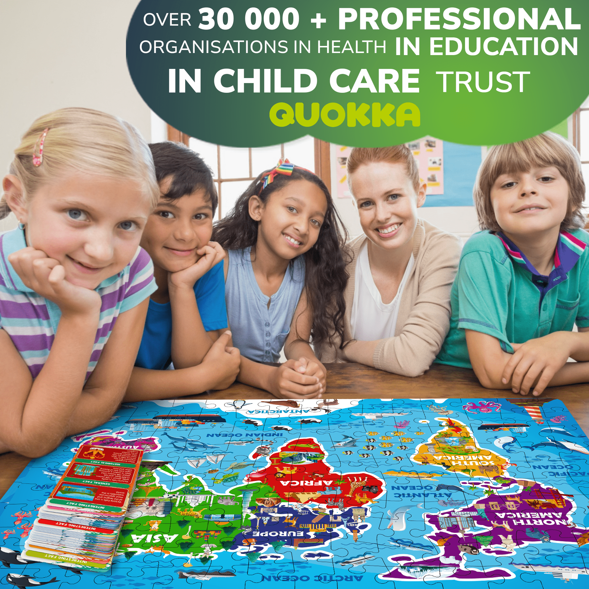 Jigsaw Puzzles 50 Double-Sided Cards