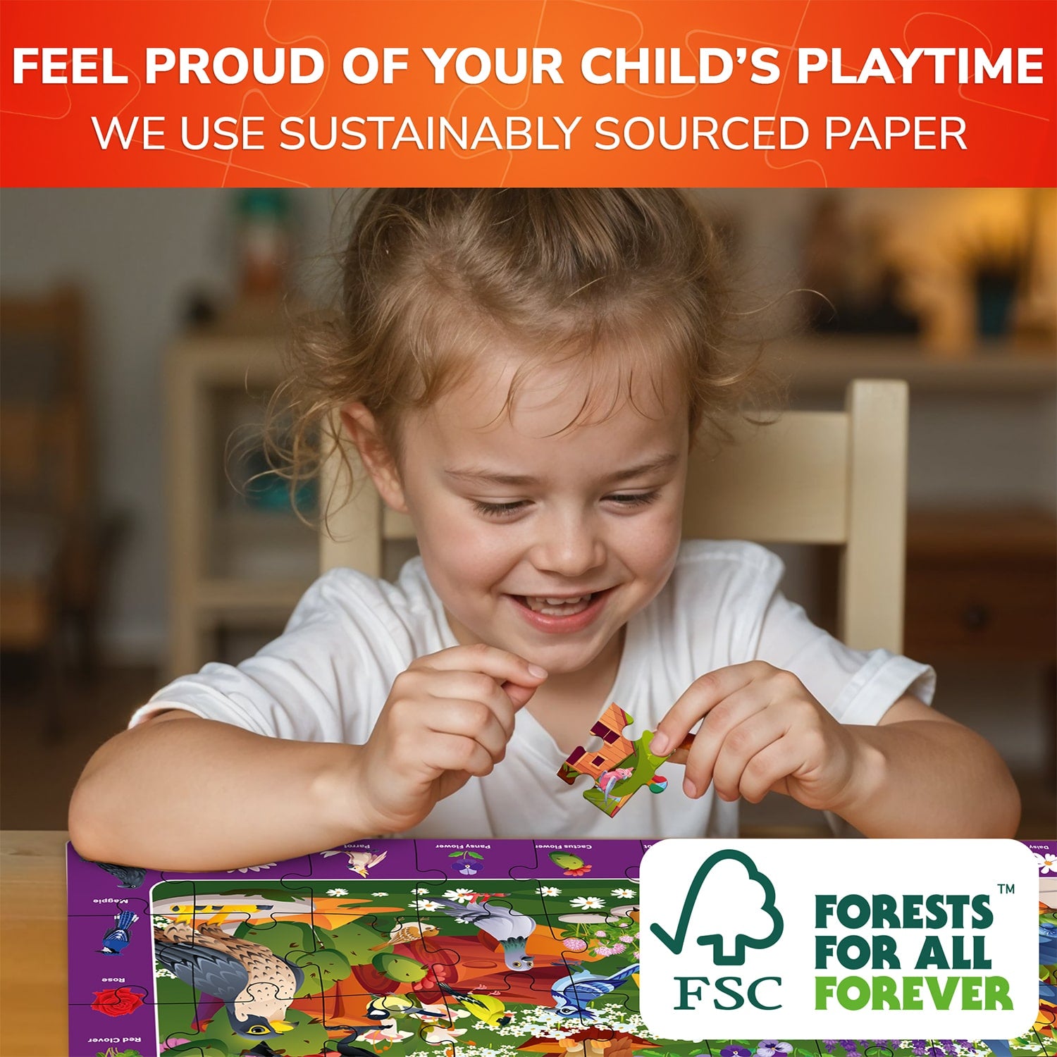 4 Set Puzzles for Kids Ages 6-8