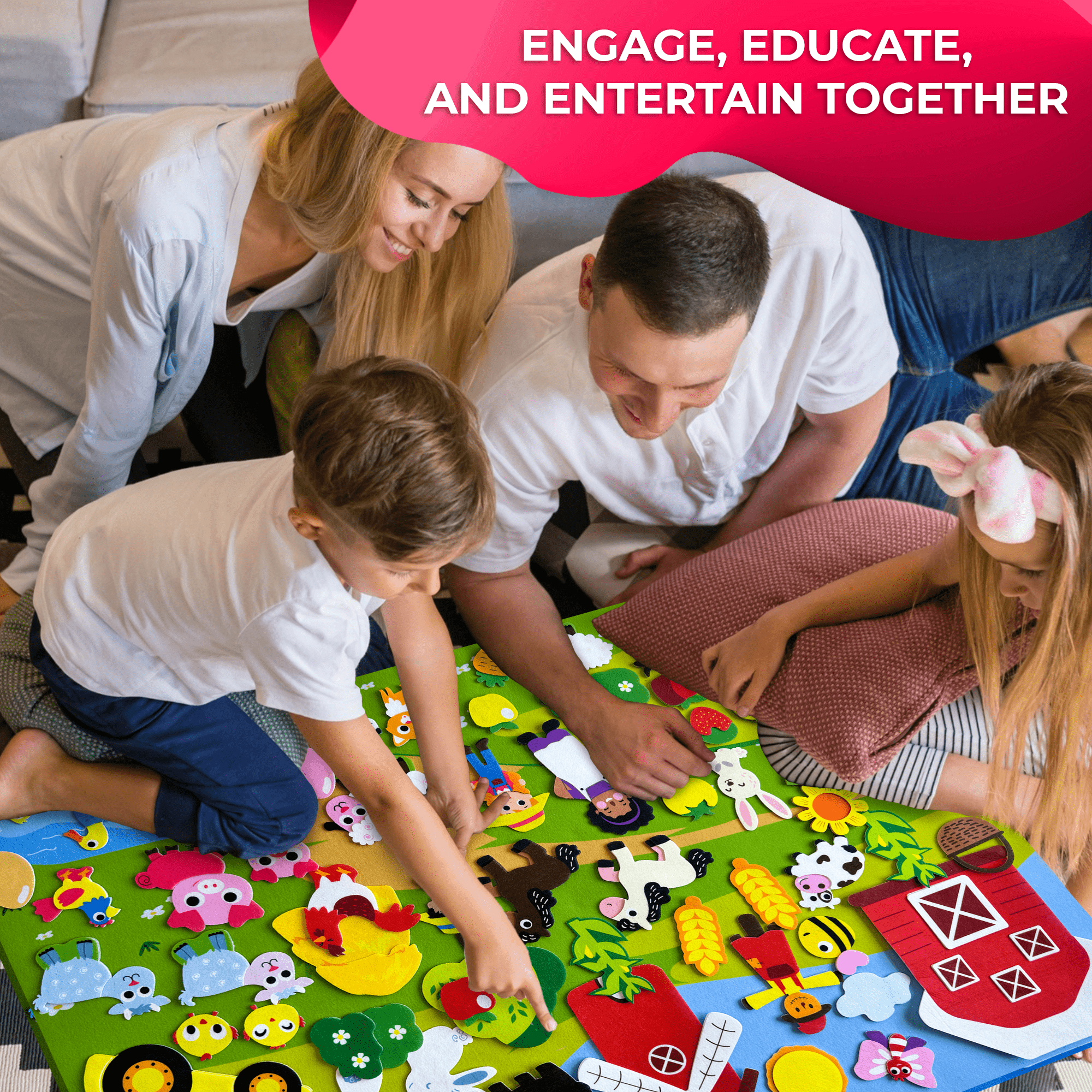 Preschool Learning Activities Educational Flannel Toy