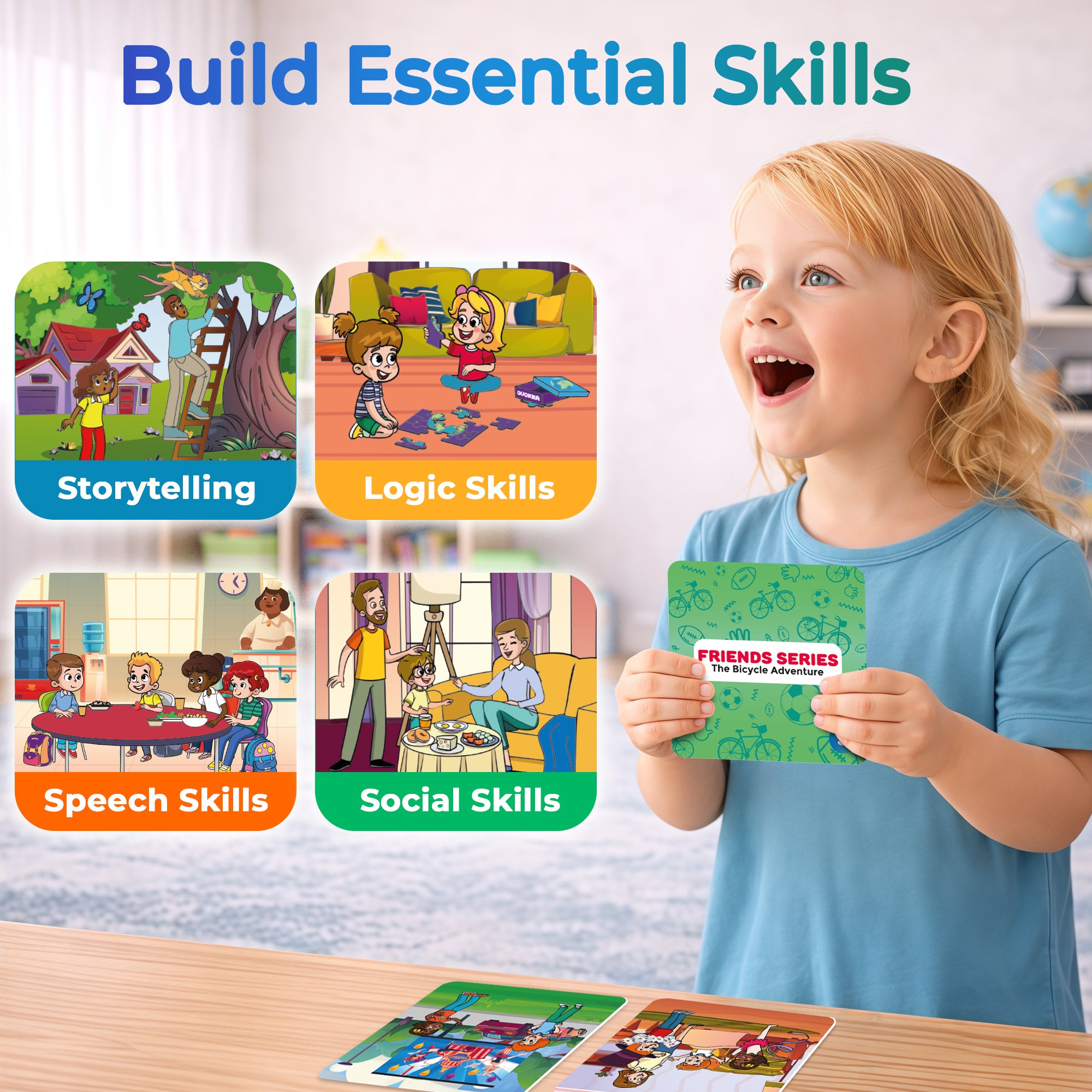 150 Story Sequence Cards for Toddlers | Autism Learning Toys