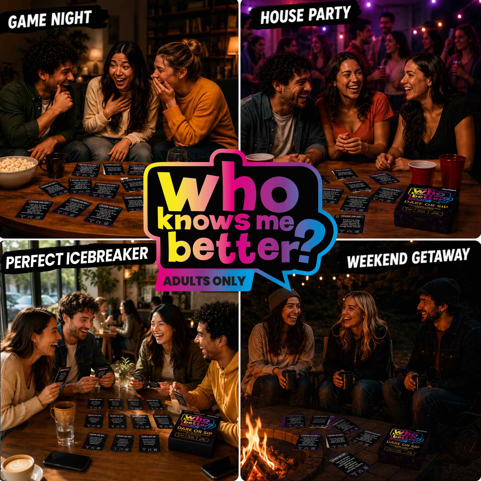 Party Card Game - Dare Or Sip Adults Only, Drinking-Style