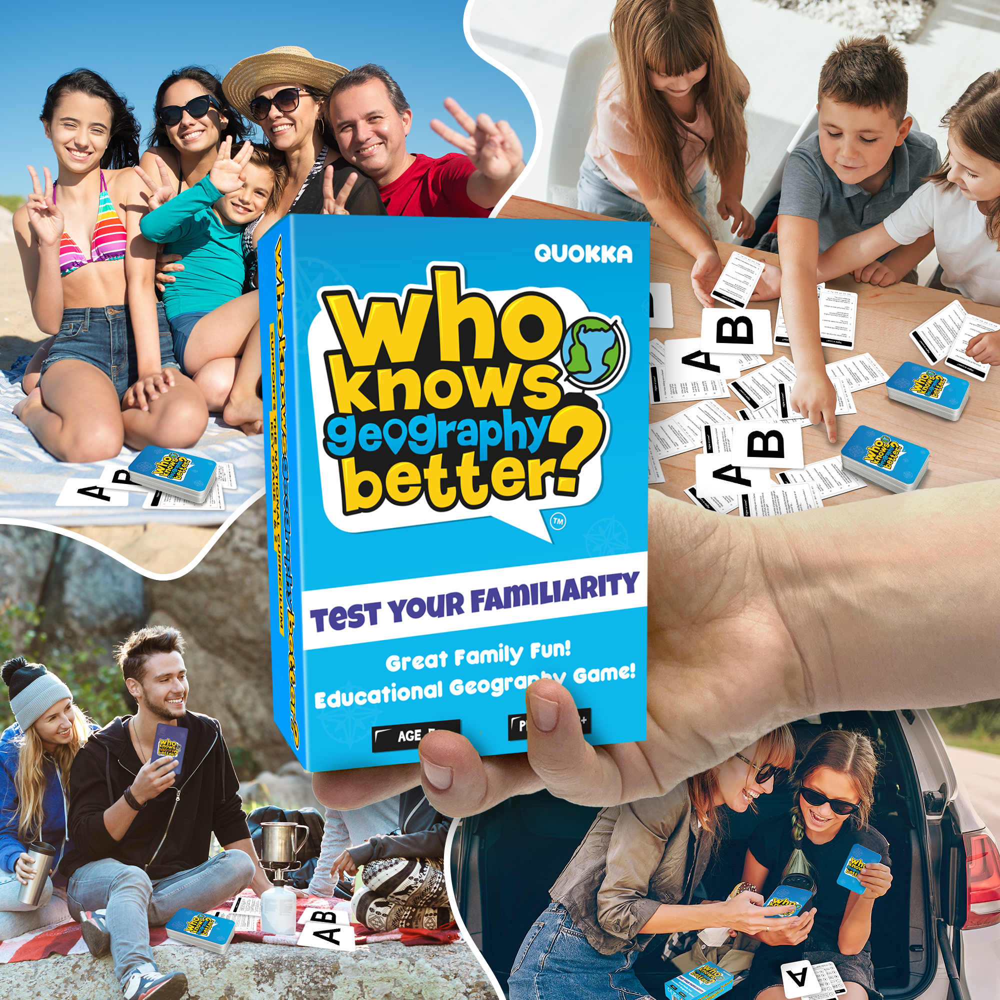 Trivia Game Who Knows Geography Better? for Kids & Family