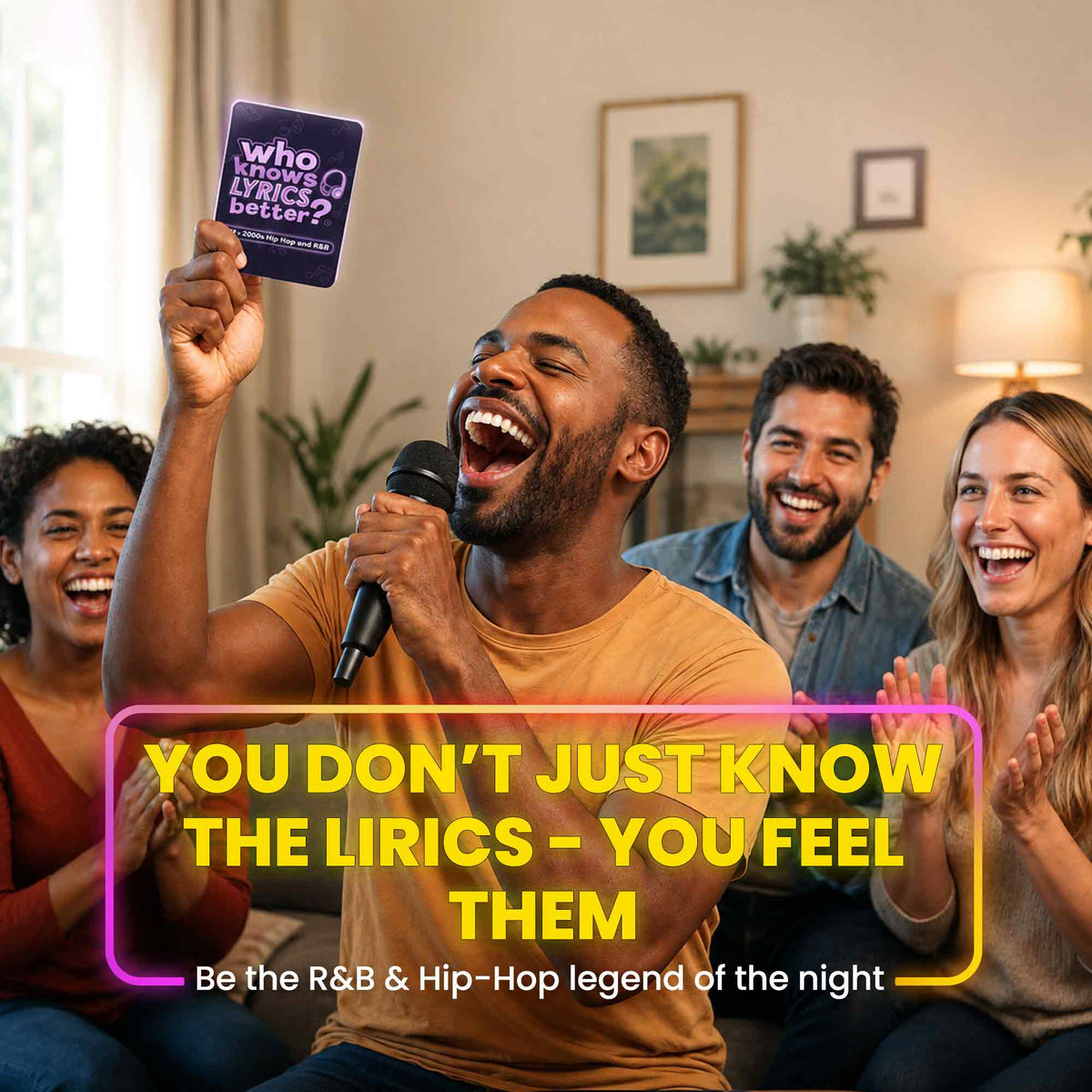 Card Game Who Knows Lyrics Better? 90s & 2000s Hip-Hop & R&B