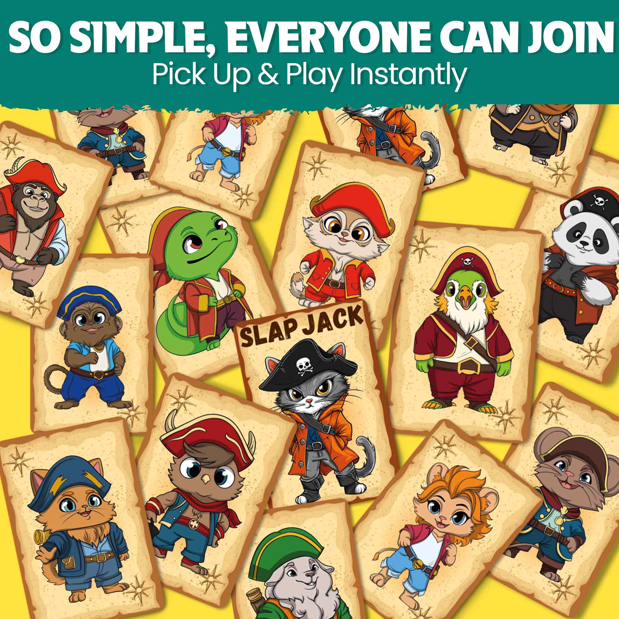 Slap Jack Card Game for Kids Ages 4–8 Educational & Engaging Fun Game