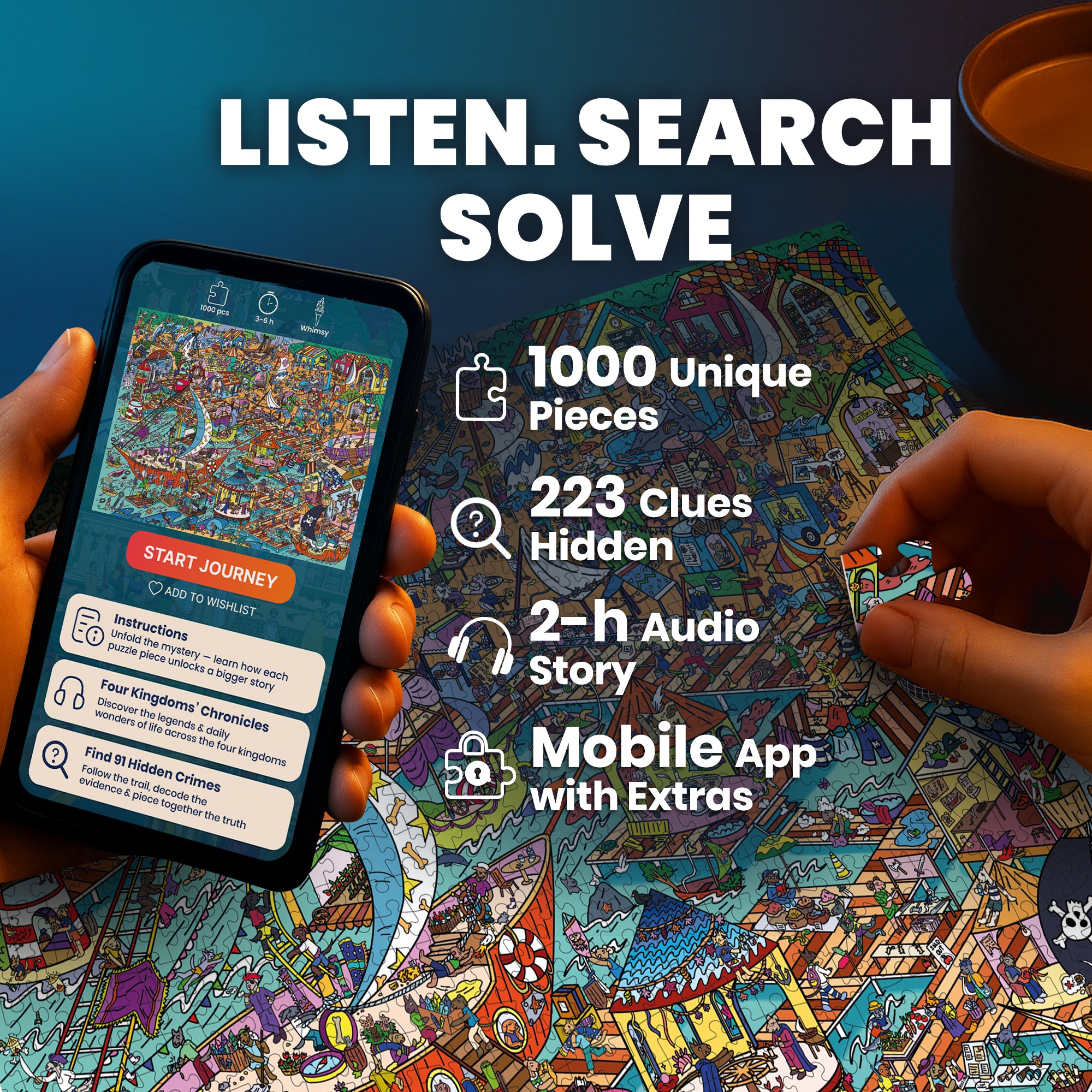 1000 Pcs Puzzle for Adults with Hidden Tasks | Furfloat Kingdom