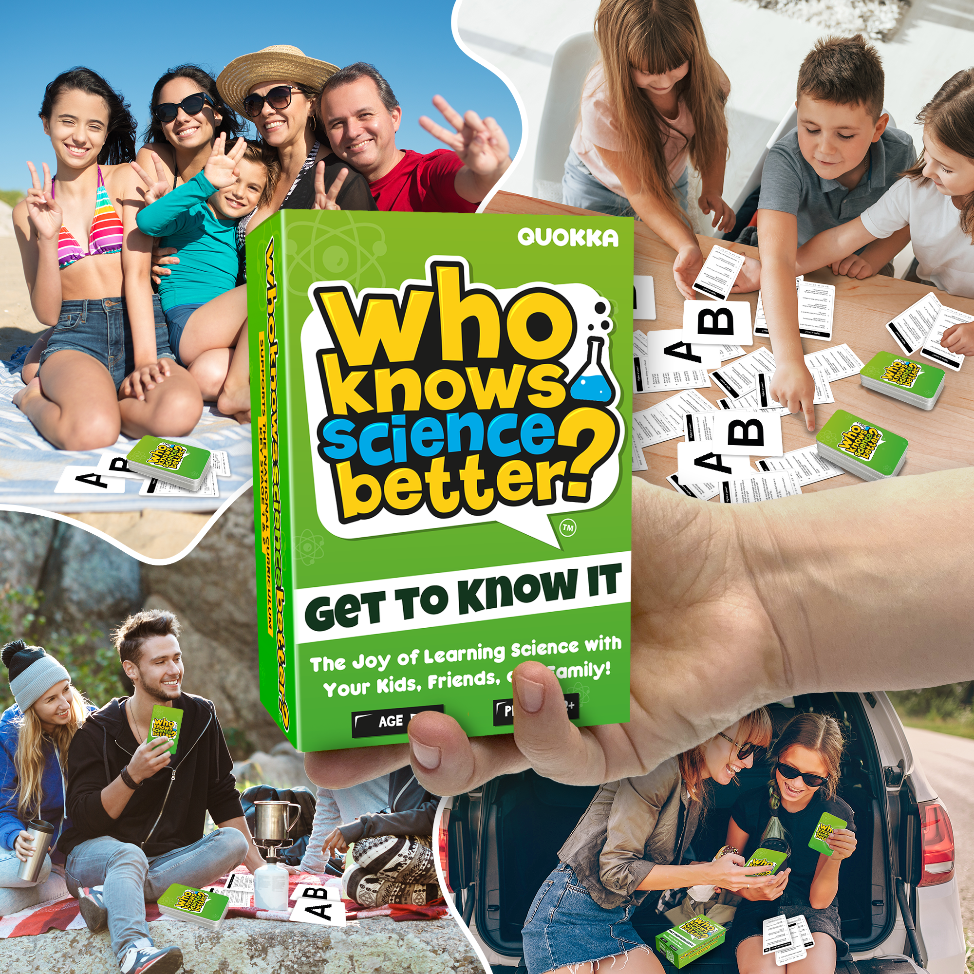 Trivia Game Who Knows Science Better? for Kids & Family