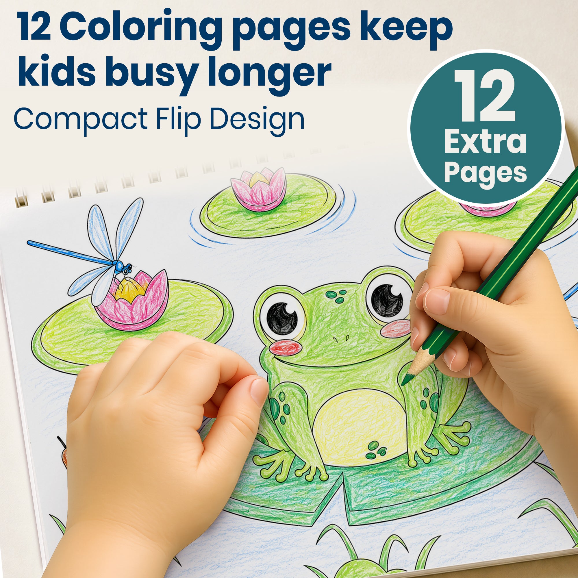 Sticker Book for Kids Wild Animals - Draw & Stick Creative Workbook