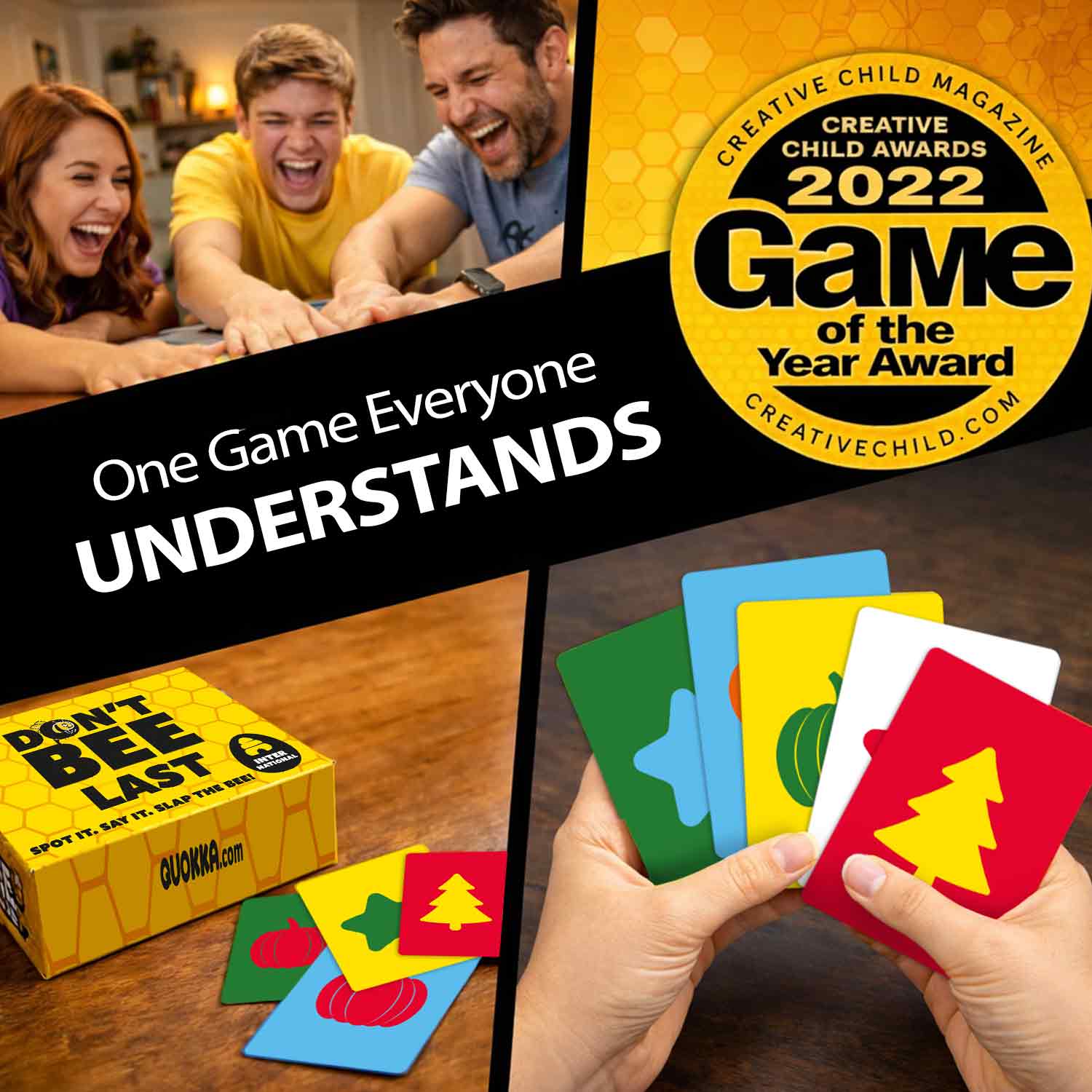Don’t BEE Last Family Board Game for Kids - Global Edition