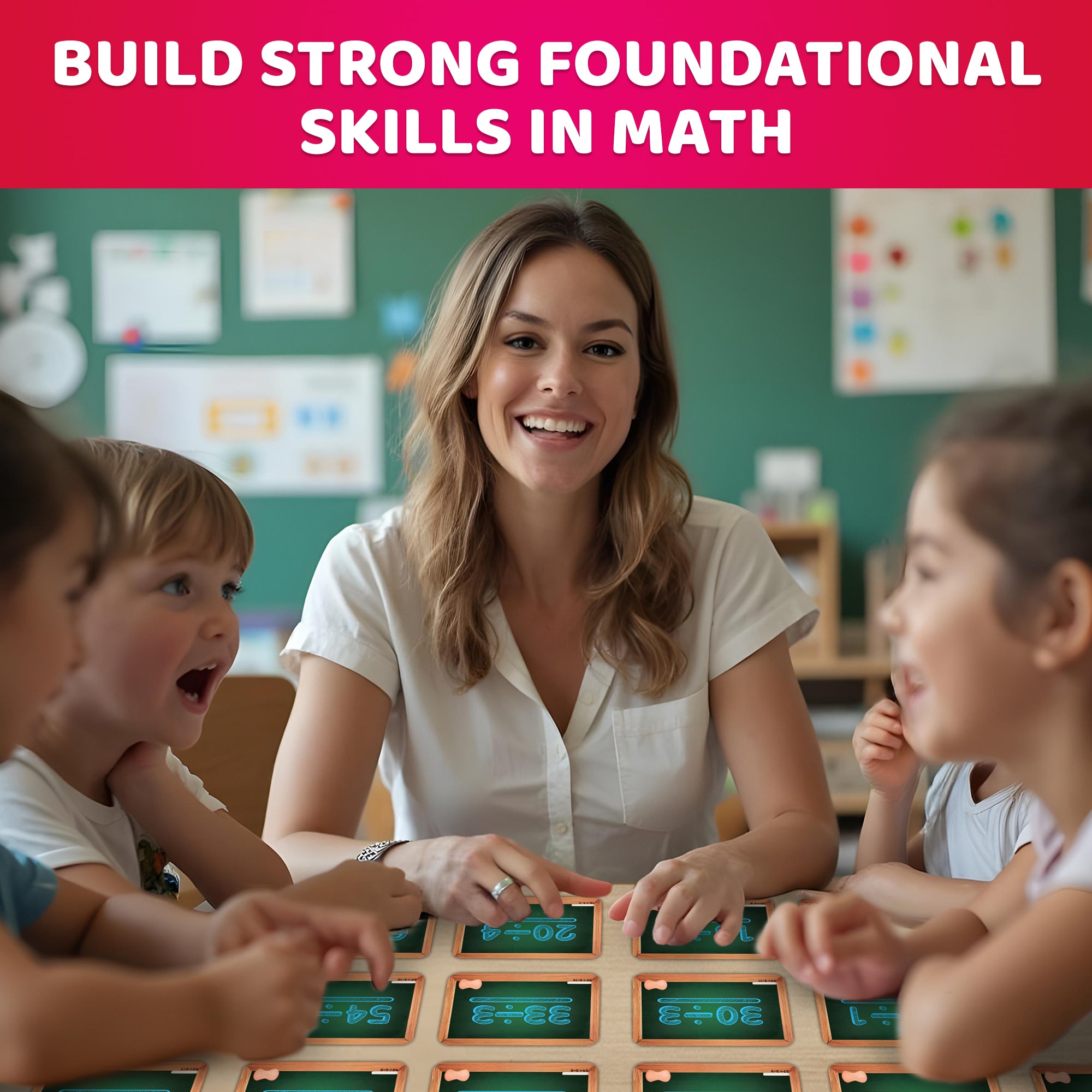 Flash Cards 4-in-1 set Math Set | Math Flashcards for Kids