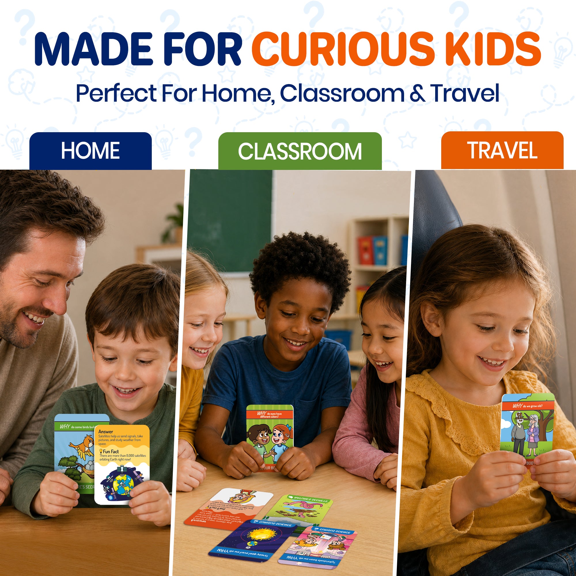 Flashcards for Kids - 101 Why Cards with Simple Answers, Fun Facts