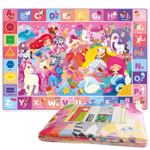 Plush ABC Playmat with Unicorn & Princess