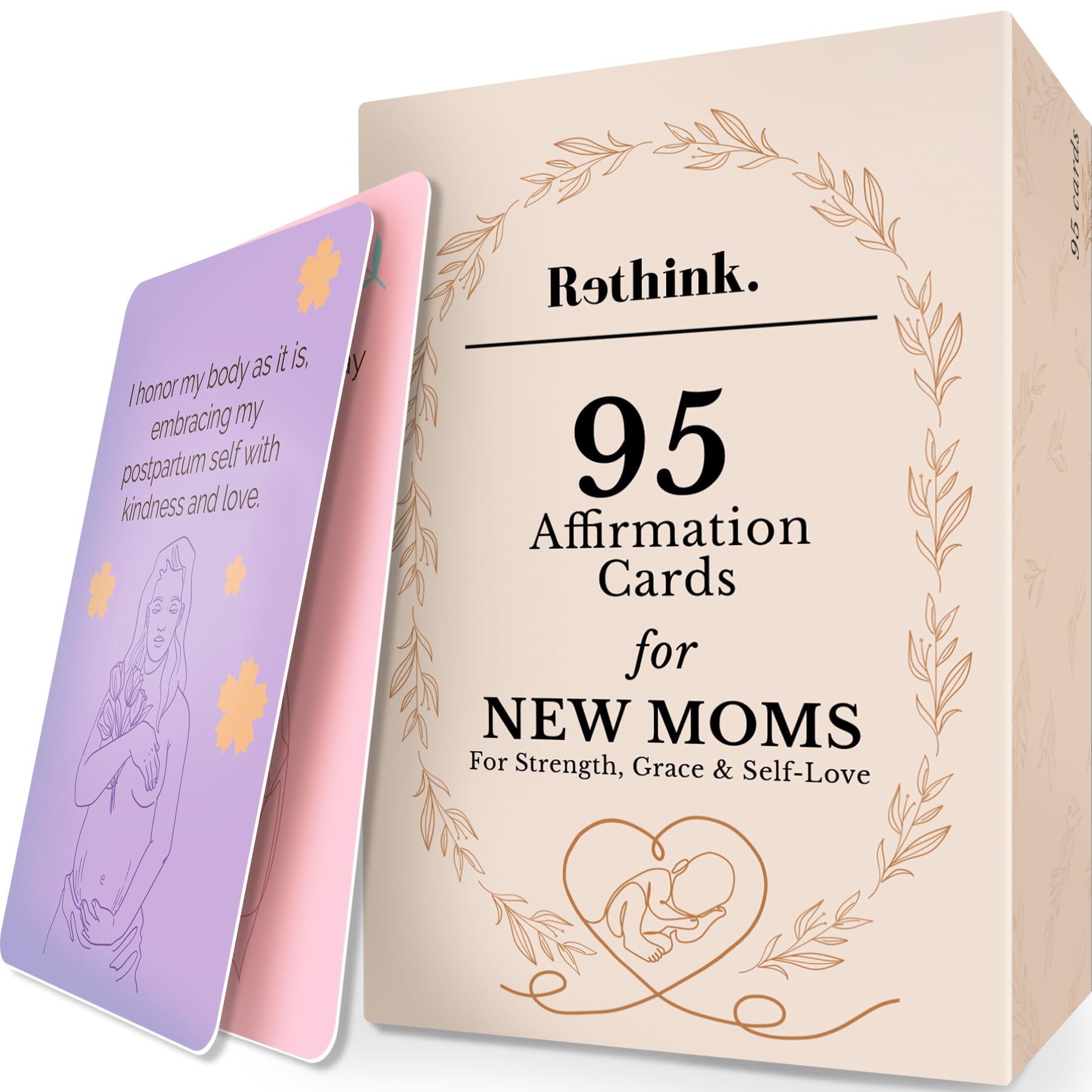 Rethink 95 Affirmation Cards for New Moms