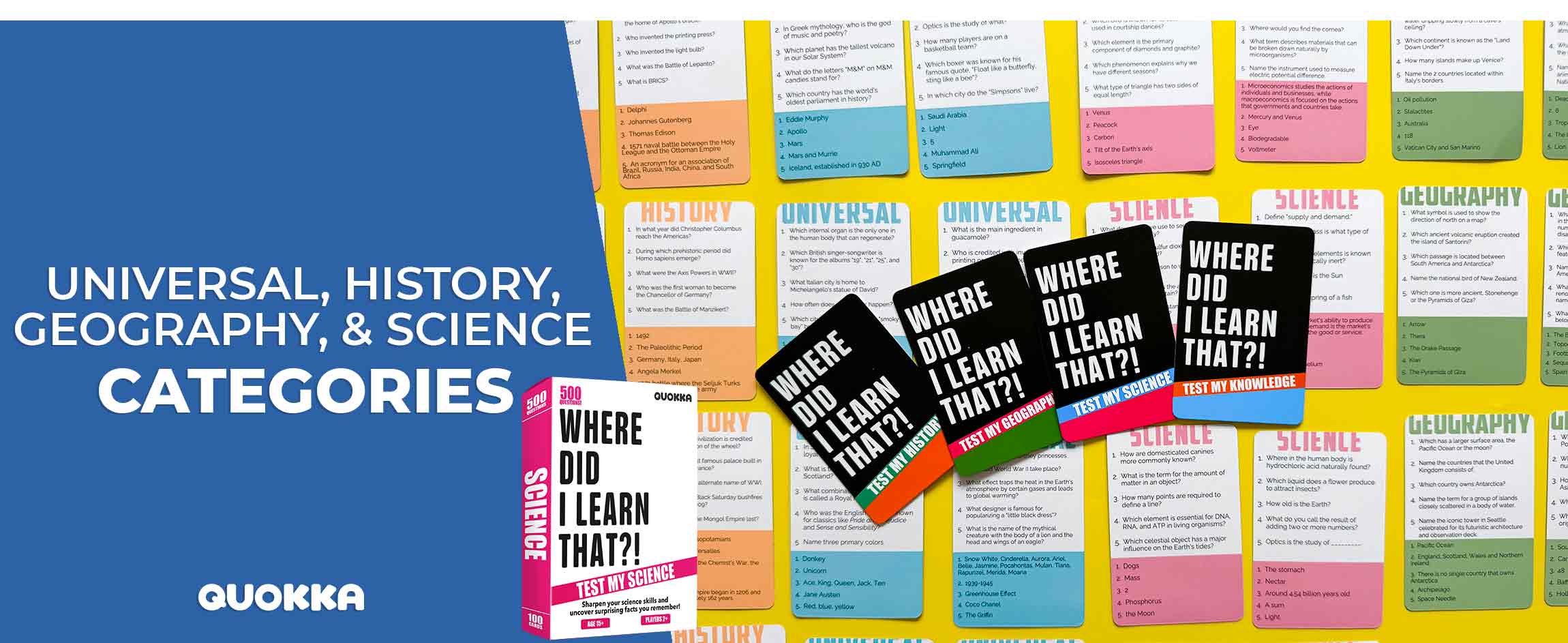 Trivia Cards with Answers