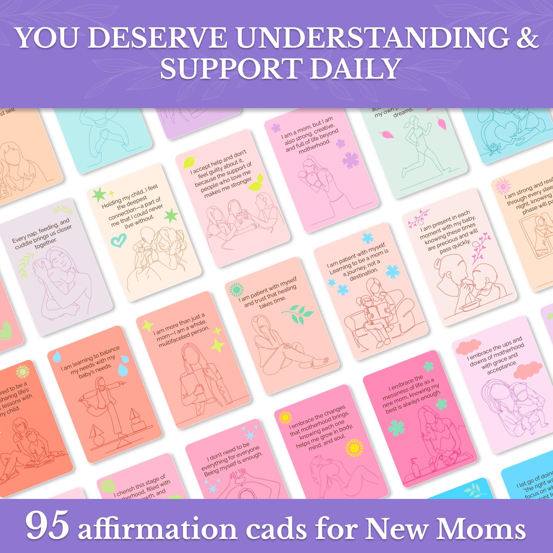 Rethink 95 Affirmation Cards for New Moms