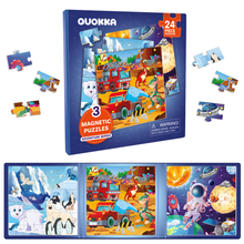 Load image into Gallery viewer, Magnetic Book 24 Piece Puzzles for Kids
