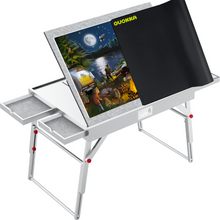 Load image into Gallery viewer, Jigsaw Grey Puzzle Table for Adults with Drawers
