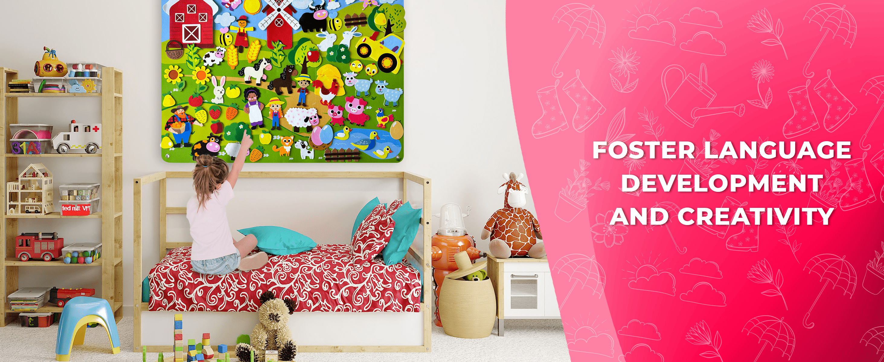 Educational Flannel Toy for Toddlers