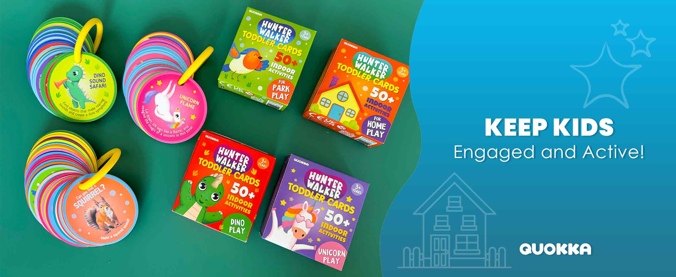 Toddlers Activities Cards Game Set