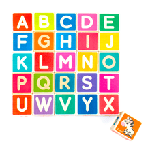Load image into Gallery viewer, ABC Numbers Preschool Block Puzzles
