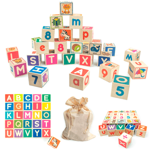 ABC Numbers Preschool Block Puzzles