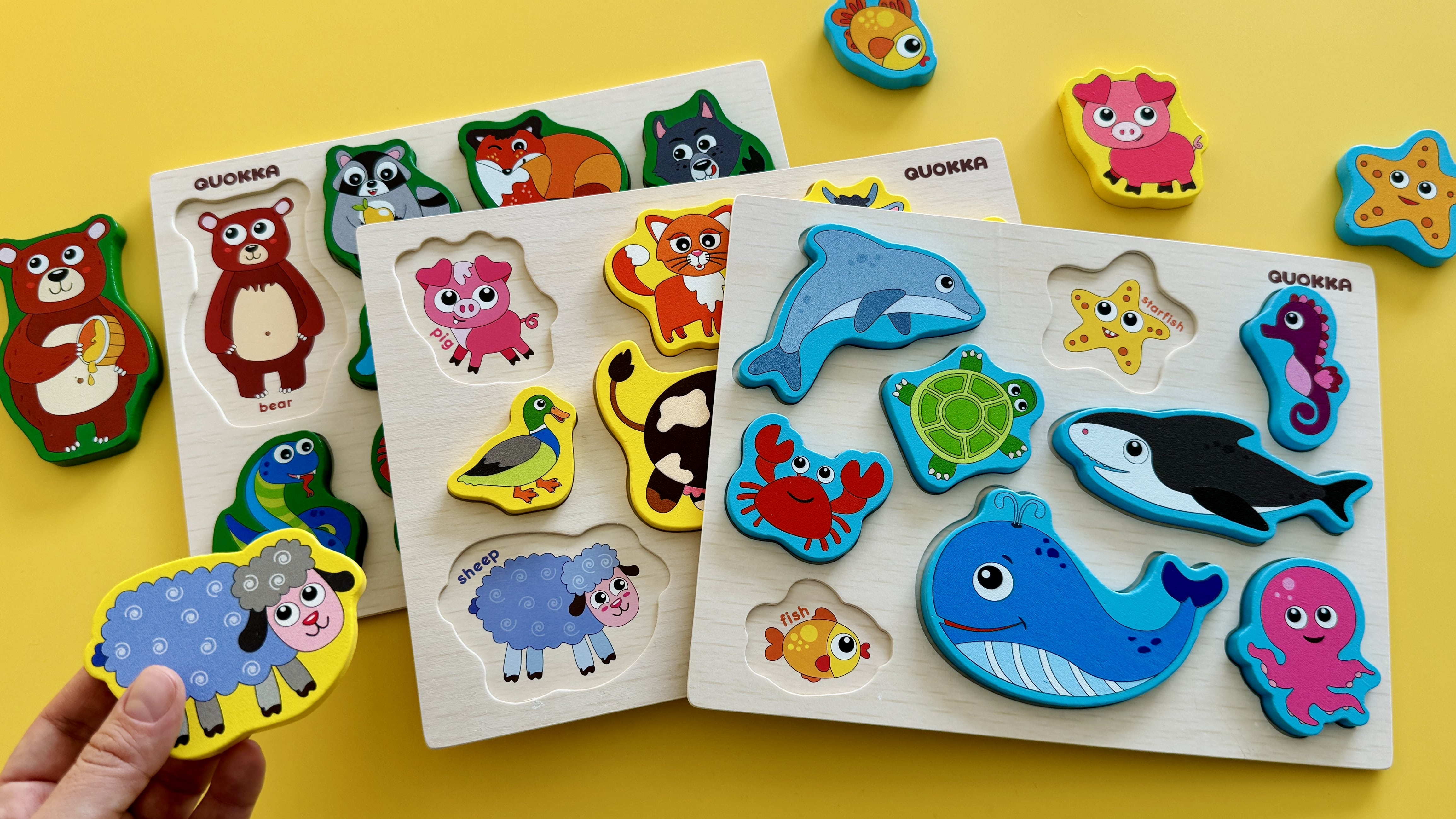 Wooden Puzzles for Toddlers