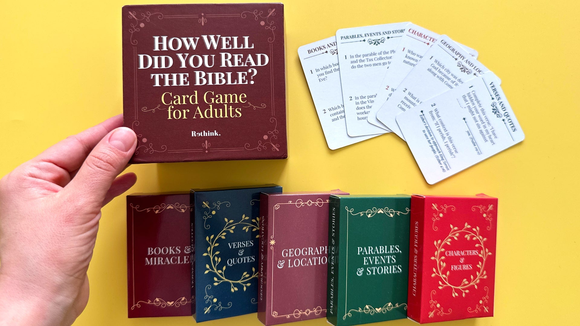 Rethink. Bible Trivia Game for Adults