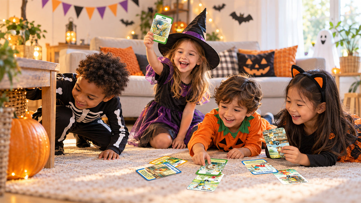 Which games are worth organizing for a children's Halloween party this year