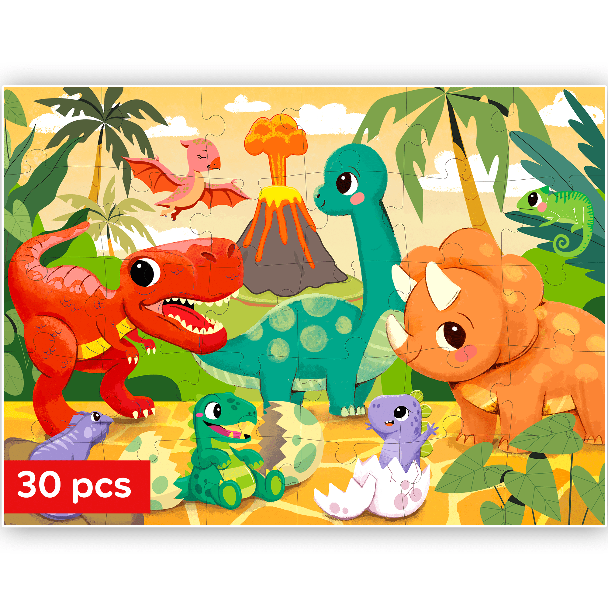 Puzzles for Kids with Dinosaurs