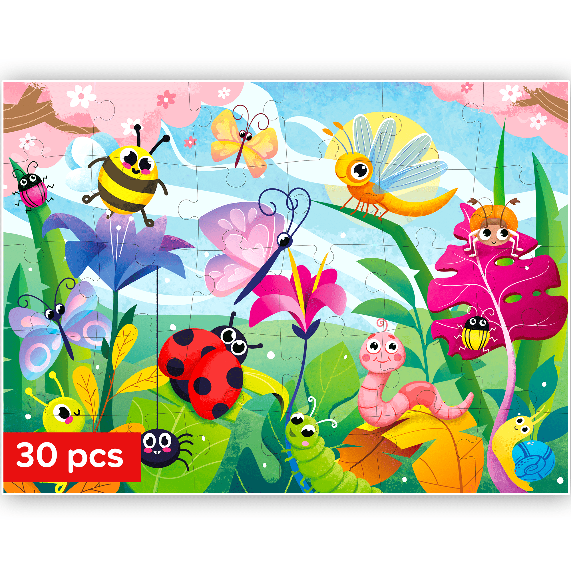 30 Pieces Puzzles for Toddlers