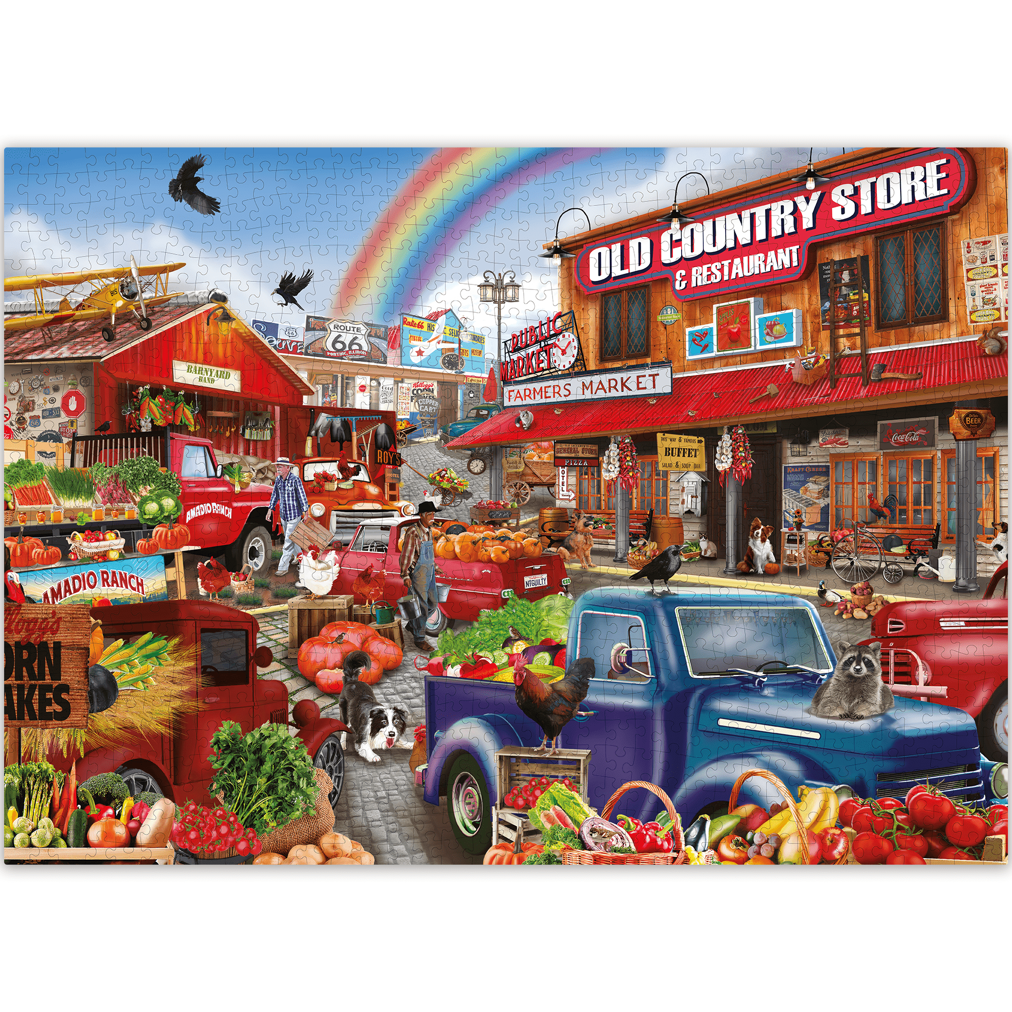 1000 Piece Unique Jigsaw Puzzle for Adults with Bazzar