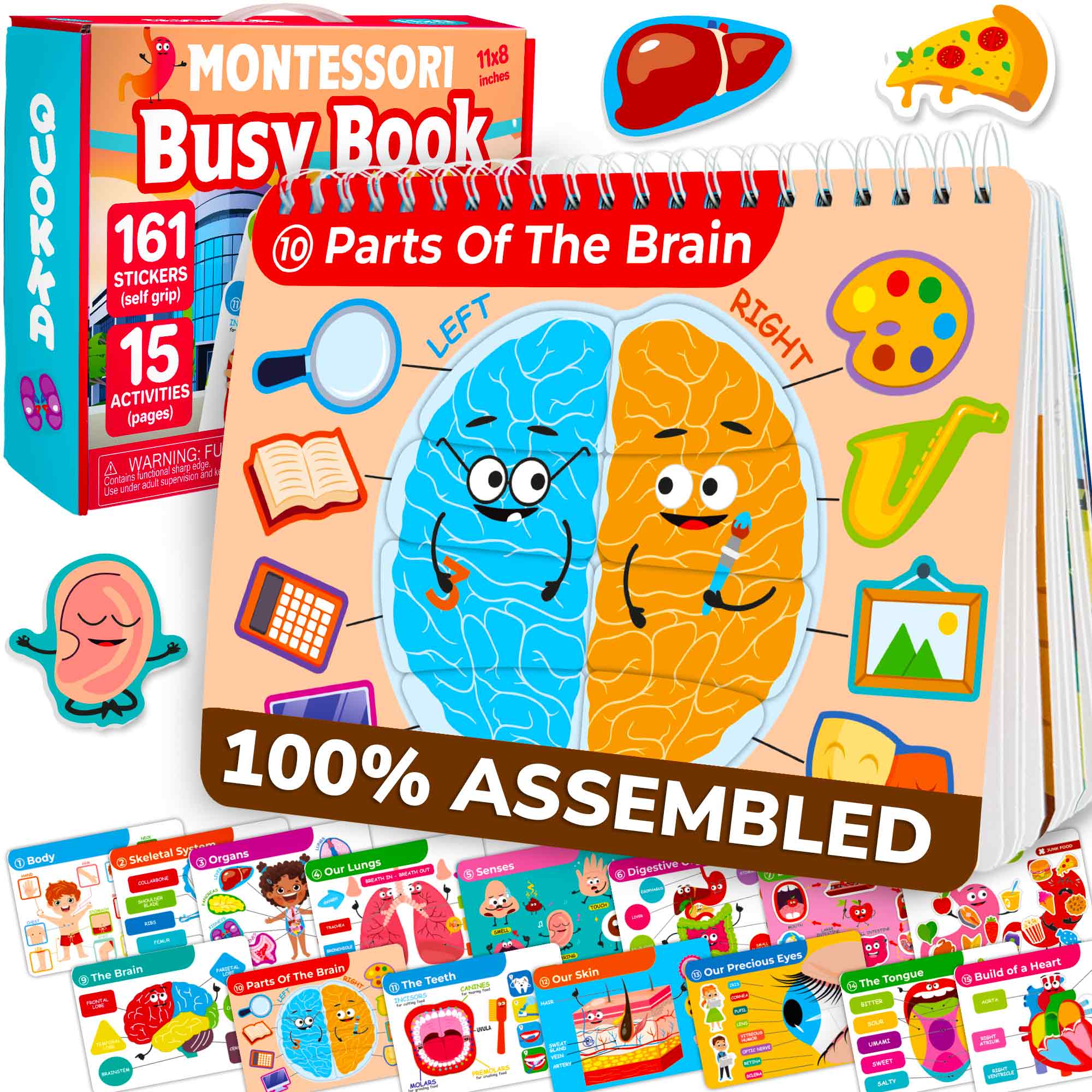 Montessori Busy Book for Toddlers 