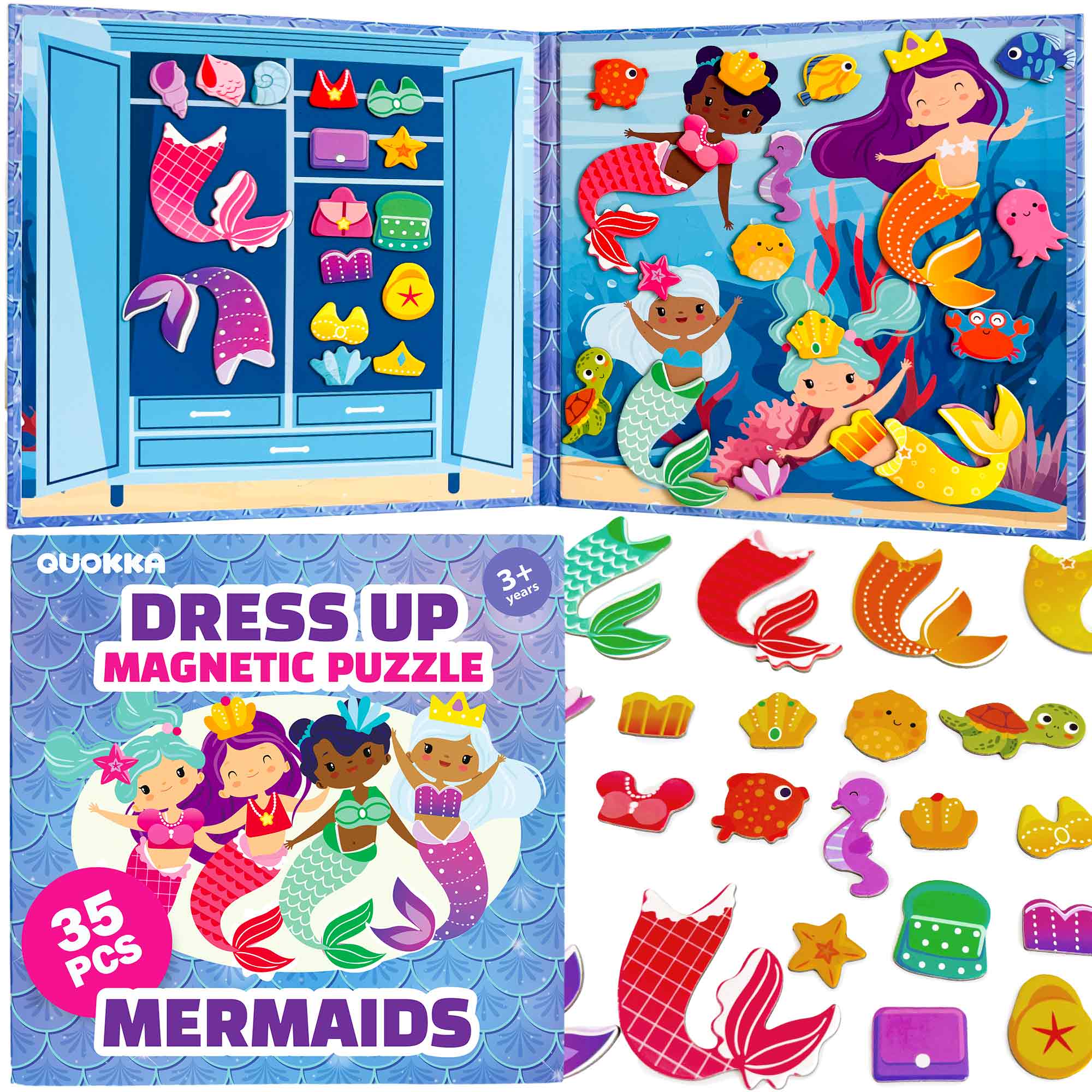  Magnetic Dress-Up Dolls